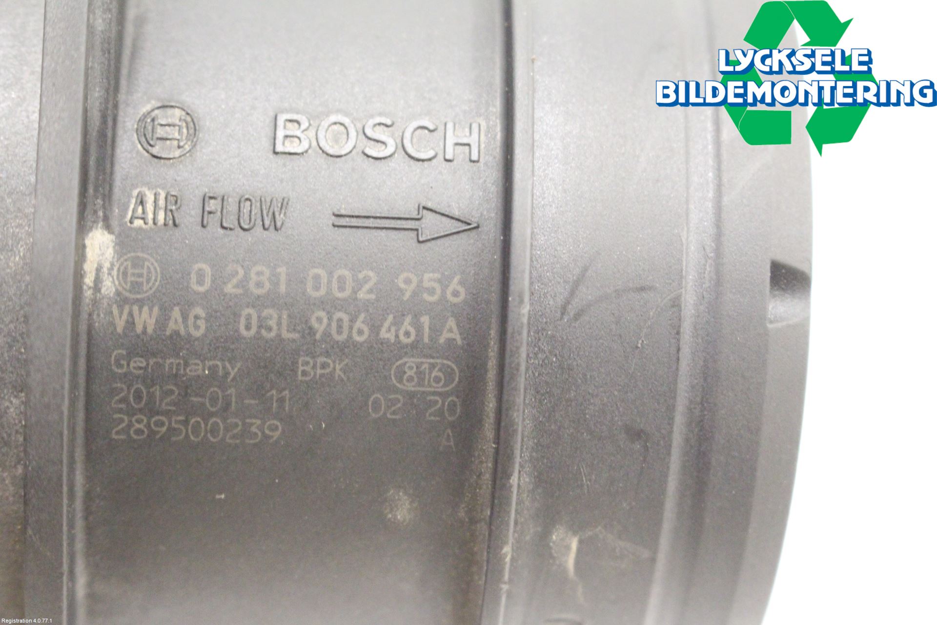 Audi A4 12-15 Injluftmassamätare