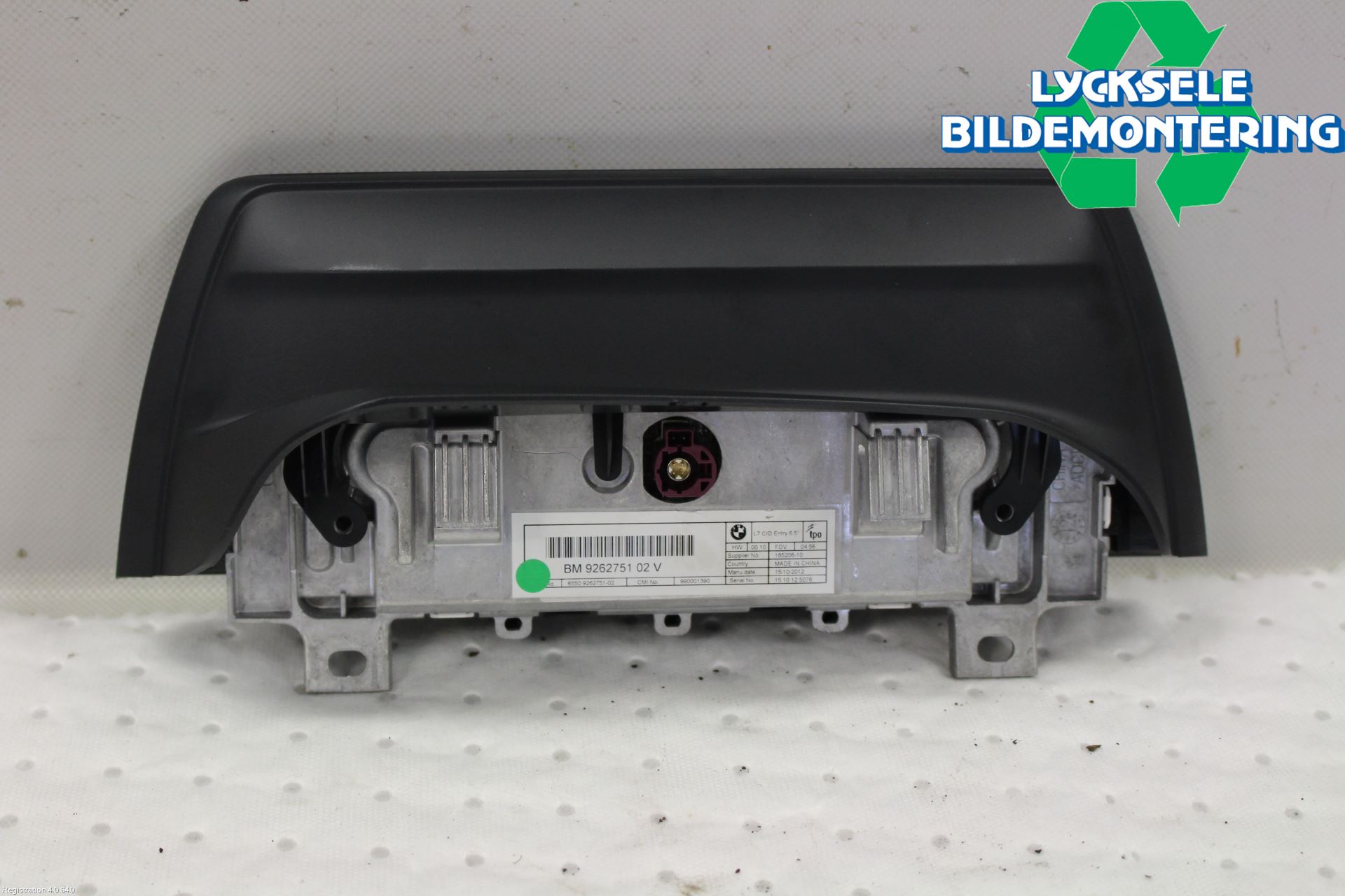 BMW 1 F20/F21 11-19 Bildskärm