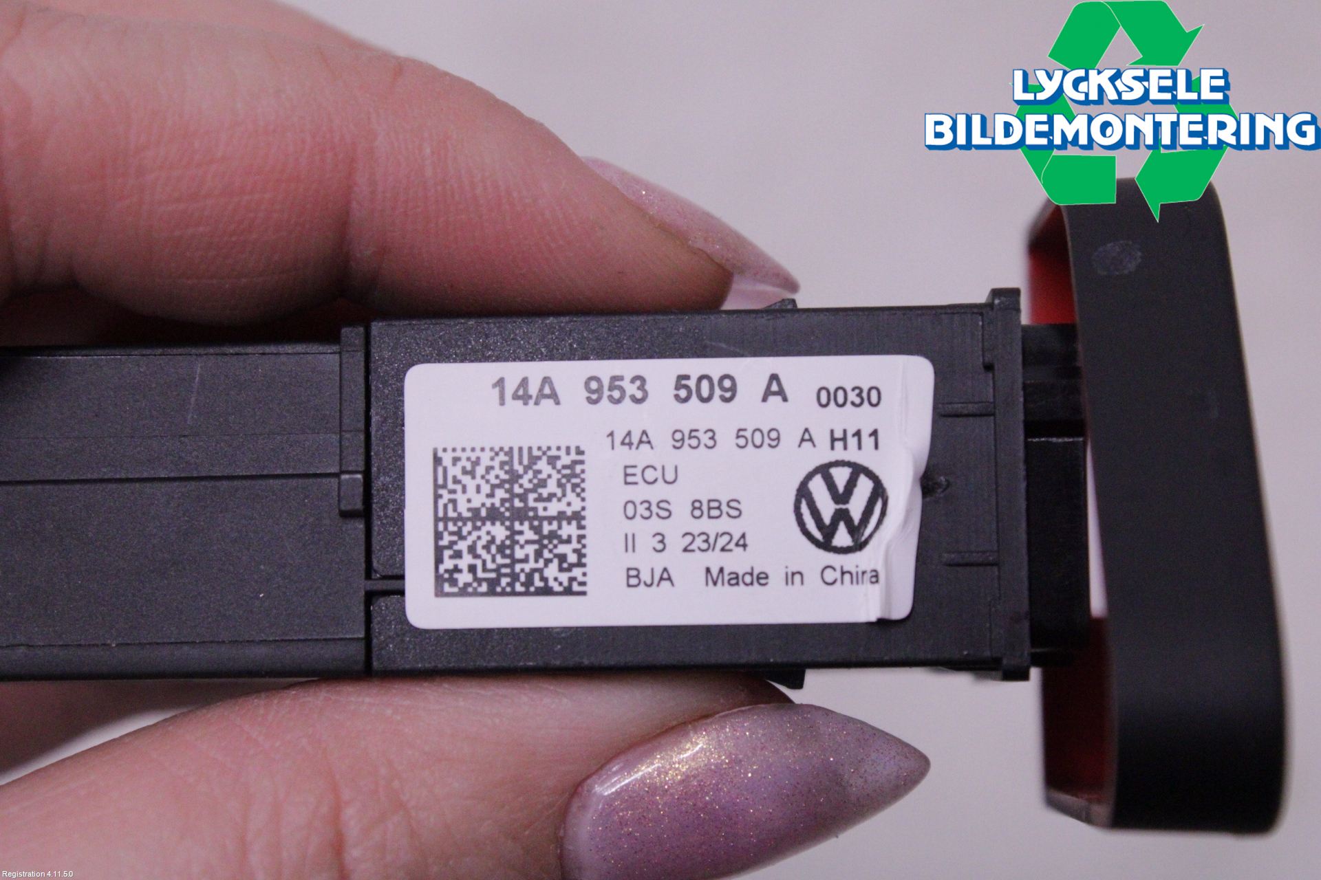 Volkswagen VW ID.7/TOURER 24- Strömställare Varnings