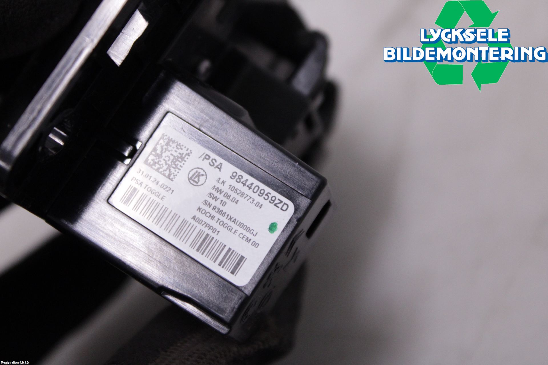 Opel ASTRA L 22- Strömställare Växellåda