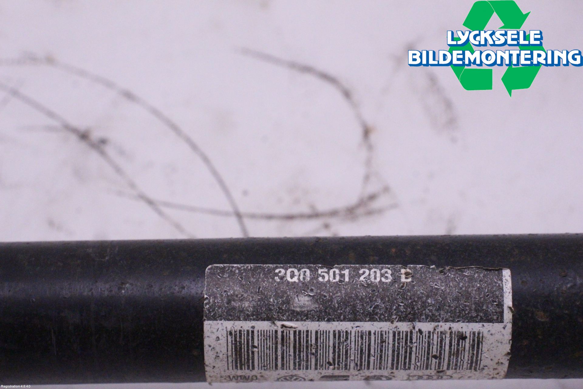 Volkswagen VW TIGUAN 16-24 Drivaxel Bak Vänster