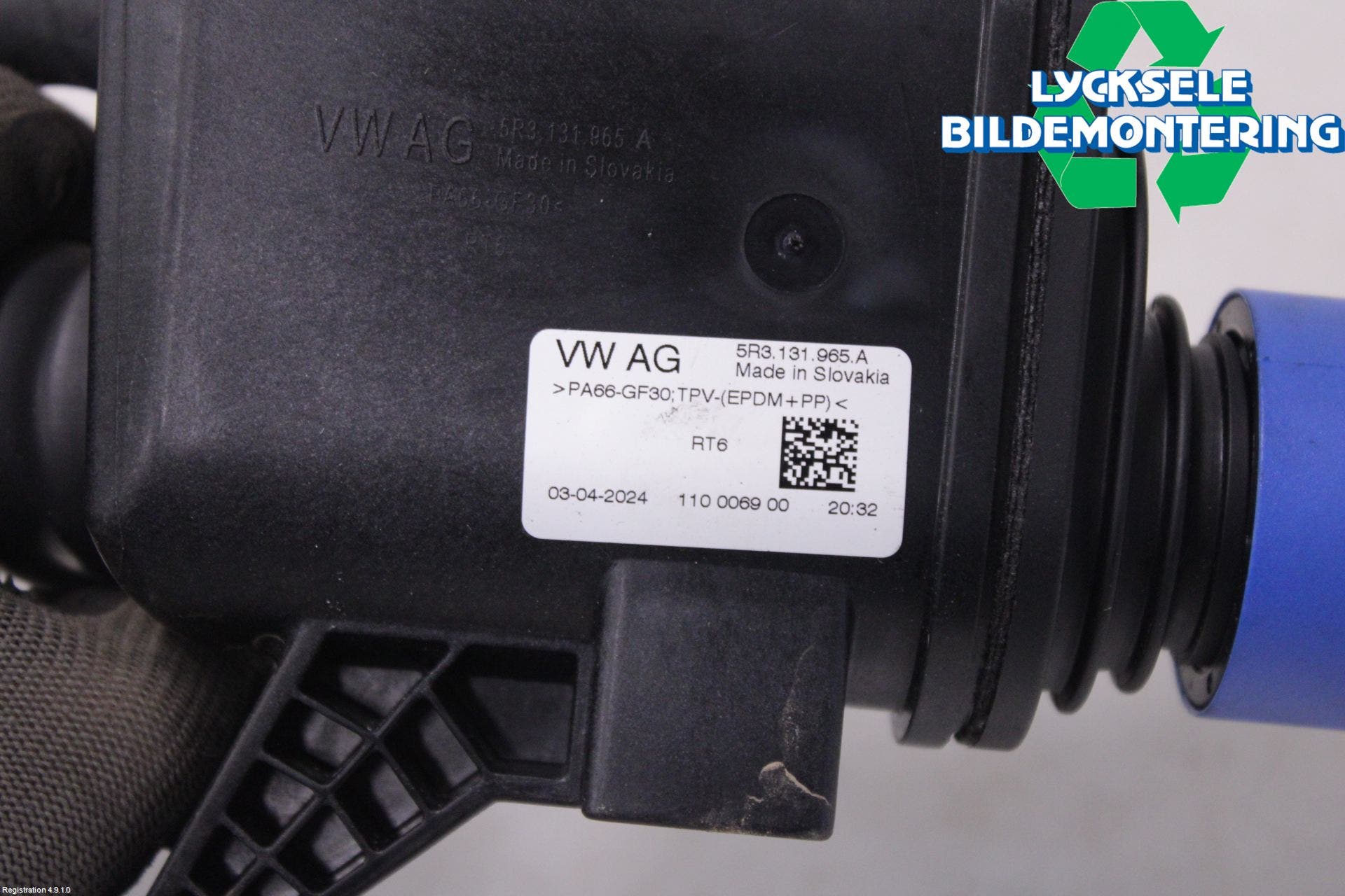 Volkswagen VW CADDY 21- Bränslepåfyllnrör-Slang