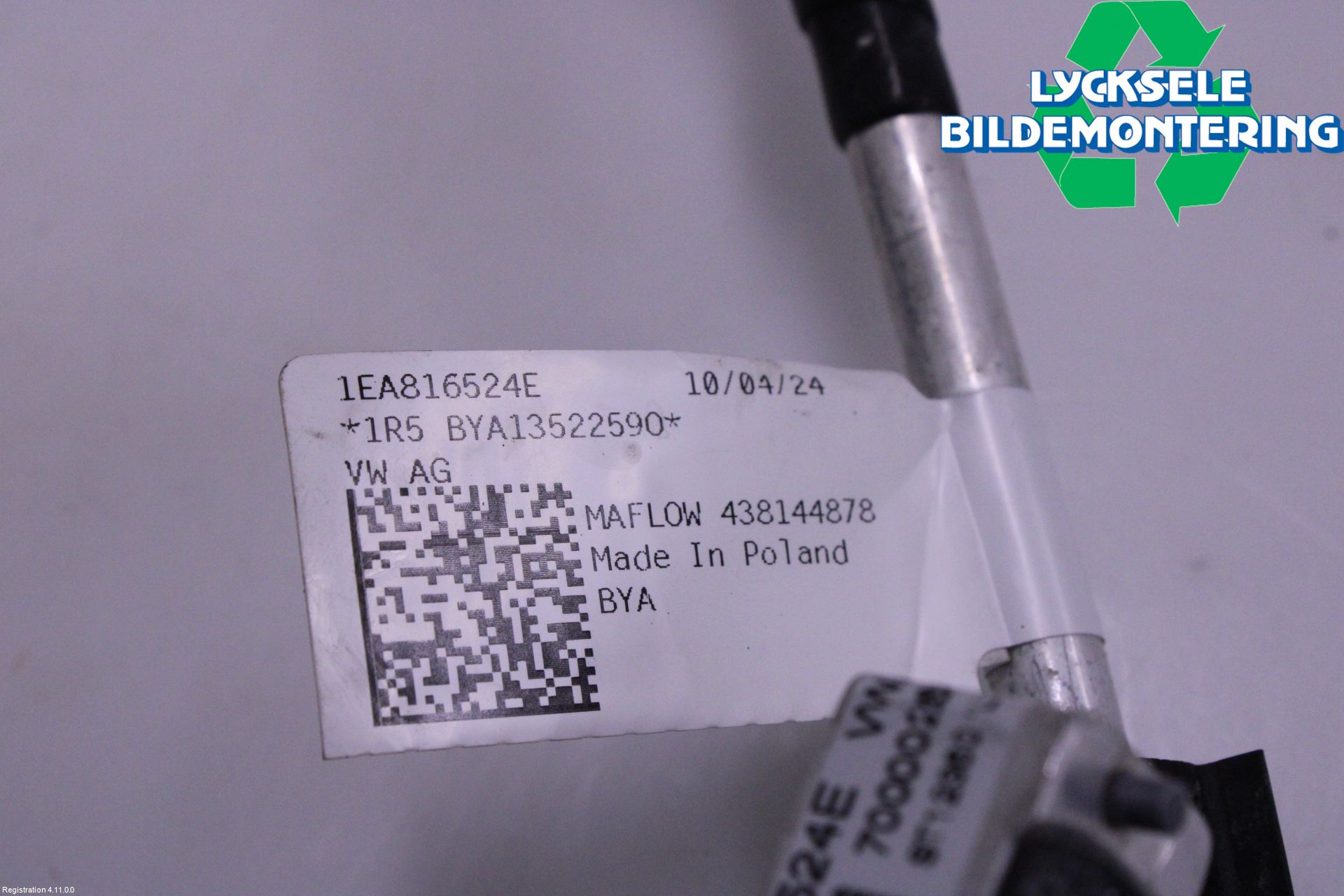 Audi Q4 E-TRON FZ 22- Ac Slang-Rör