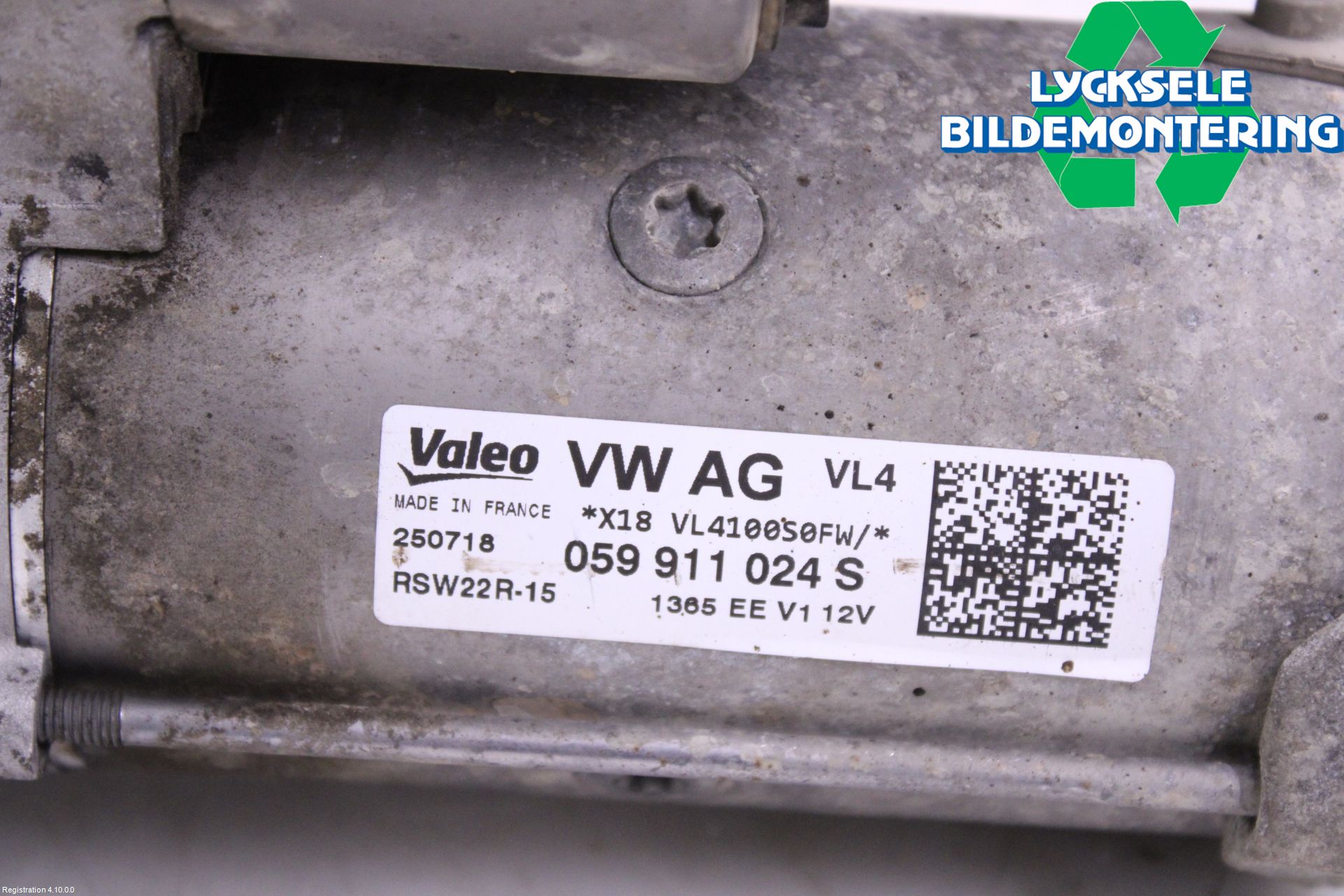 Volkswagen VW AMAROK 2H 10-22 Startmotor Diesel