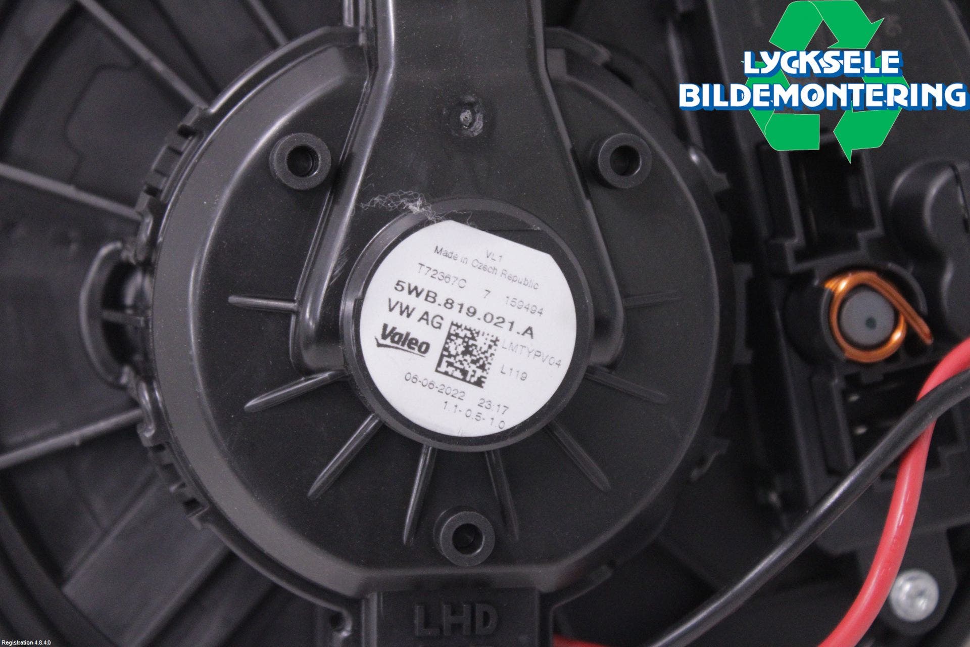 Volkswagen VW TIGUAN 16-24 Ac Värmefläkt