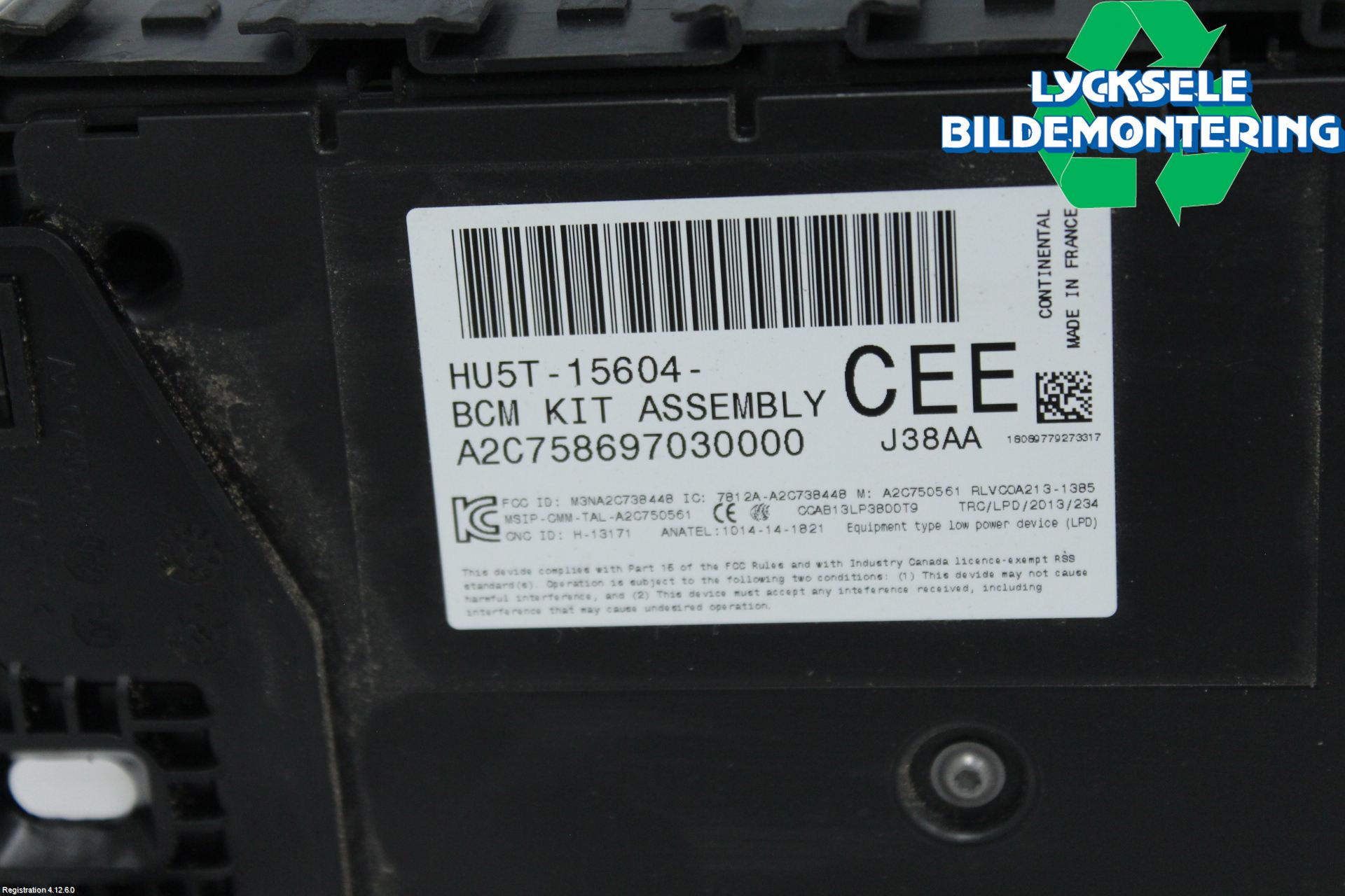 Ford RANGER EU 12-23 Säkringsdosa-Elcentral