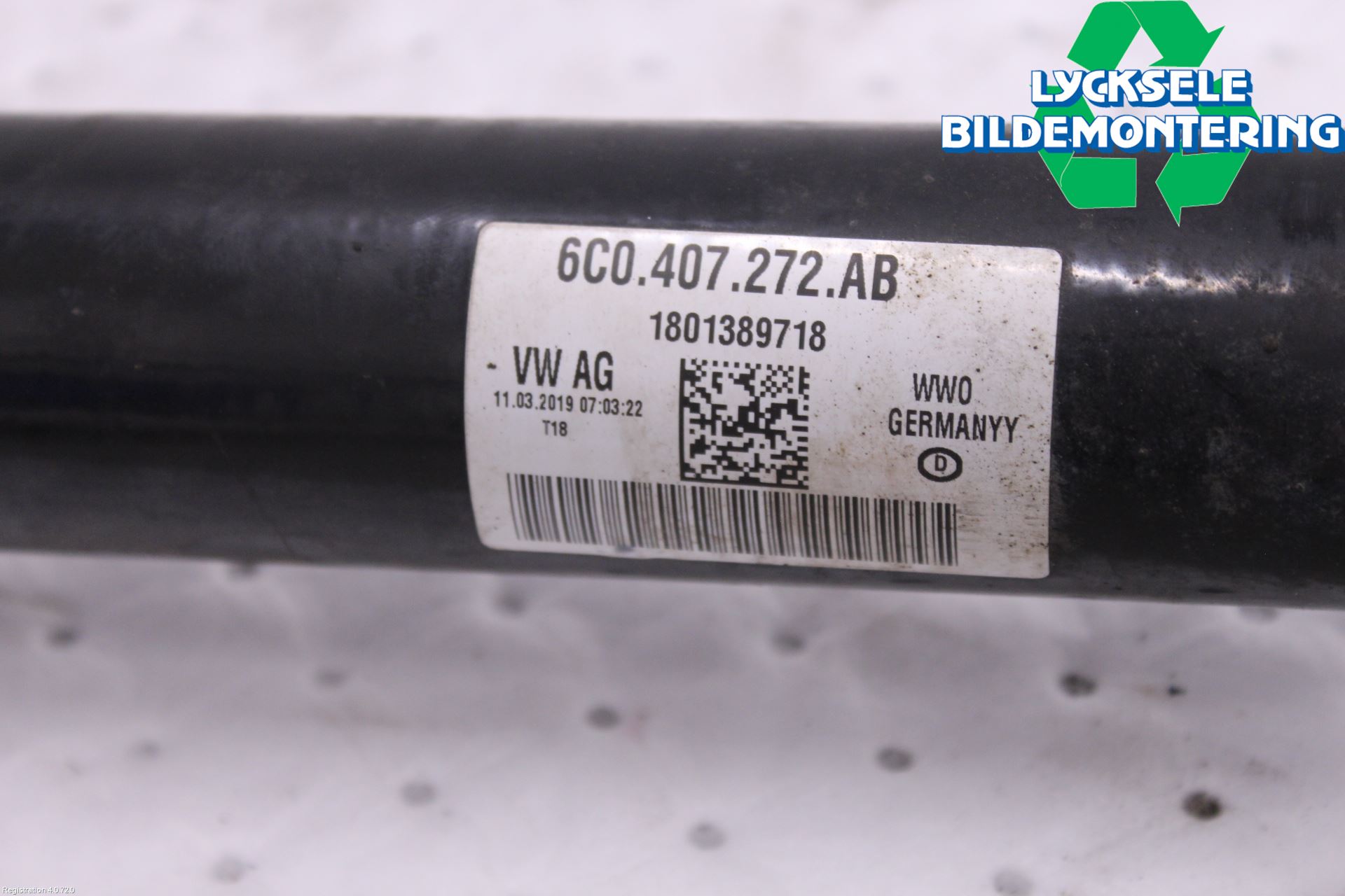 Skoda FABIA 15-21 Drivaxel Fram Höger