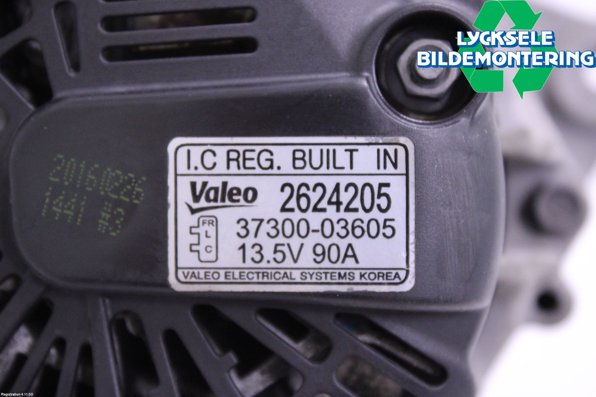 Kia RIO 12-16 Generator