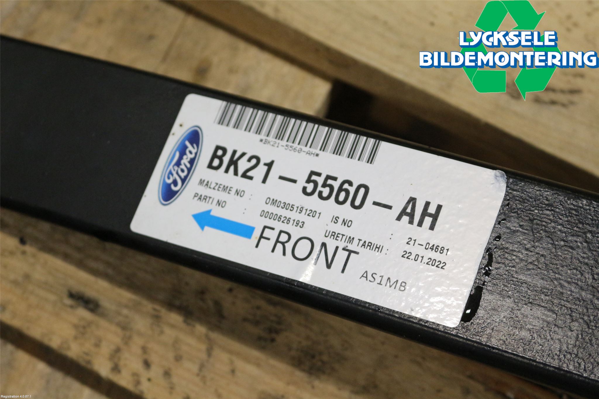 Ford TRANSIT/TOURNEO CUSTOM 13-24 Fjäder Bak Blad