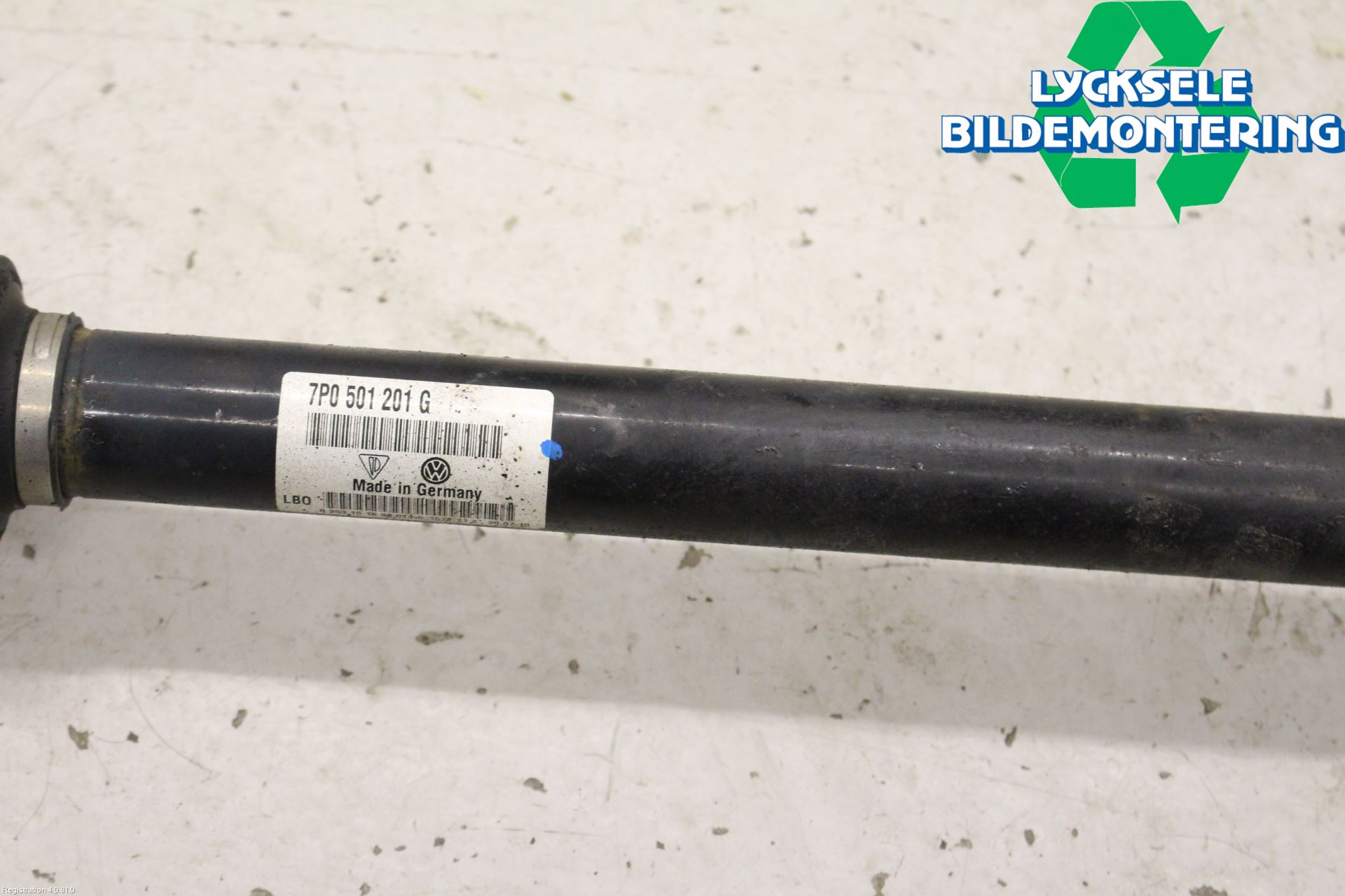 Volkswagen VW TOUAREG 7L 03-10 Drivaxel Bak Höger