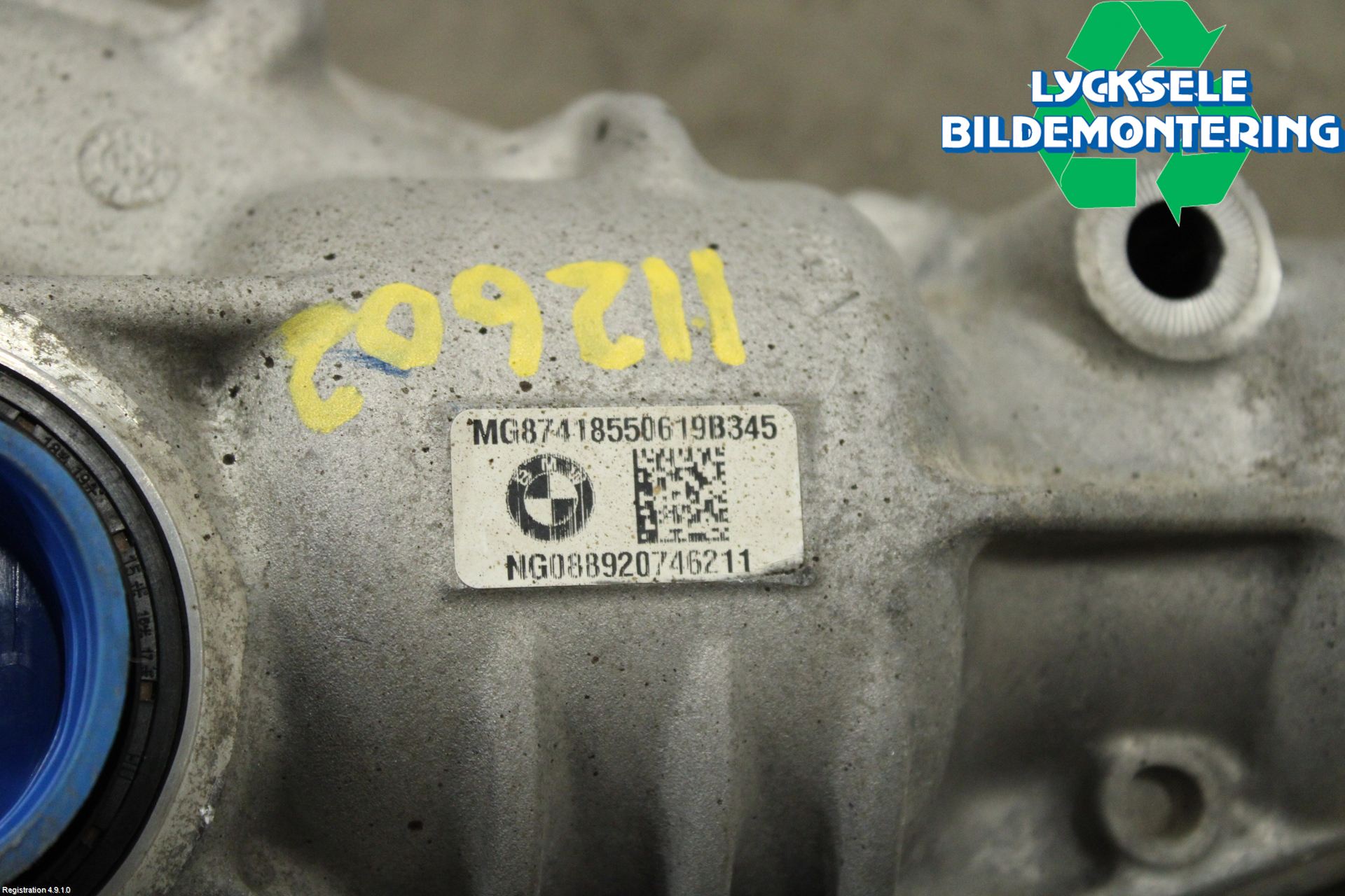 BMW X3 G01 18- Framvagn Diffrential