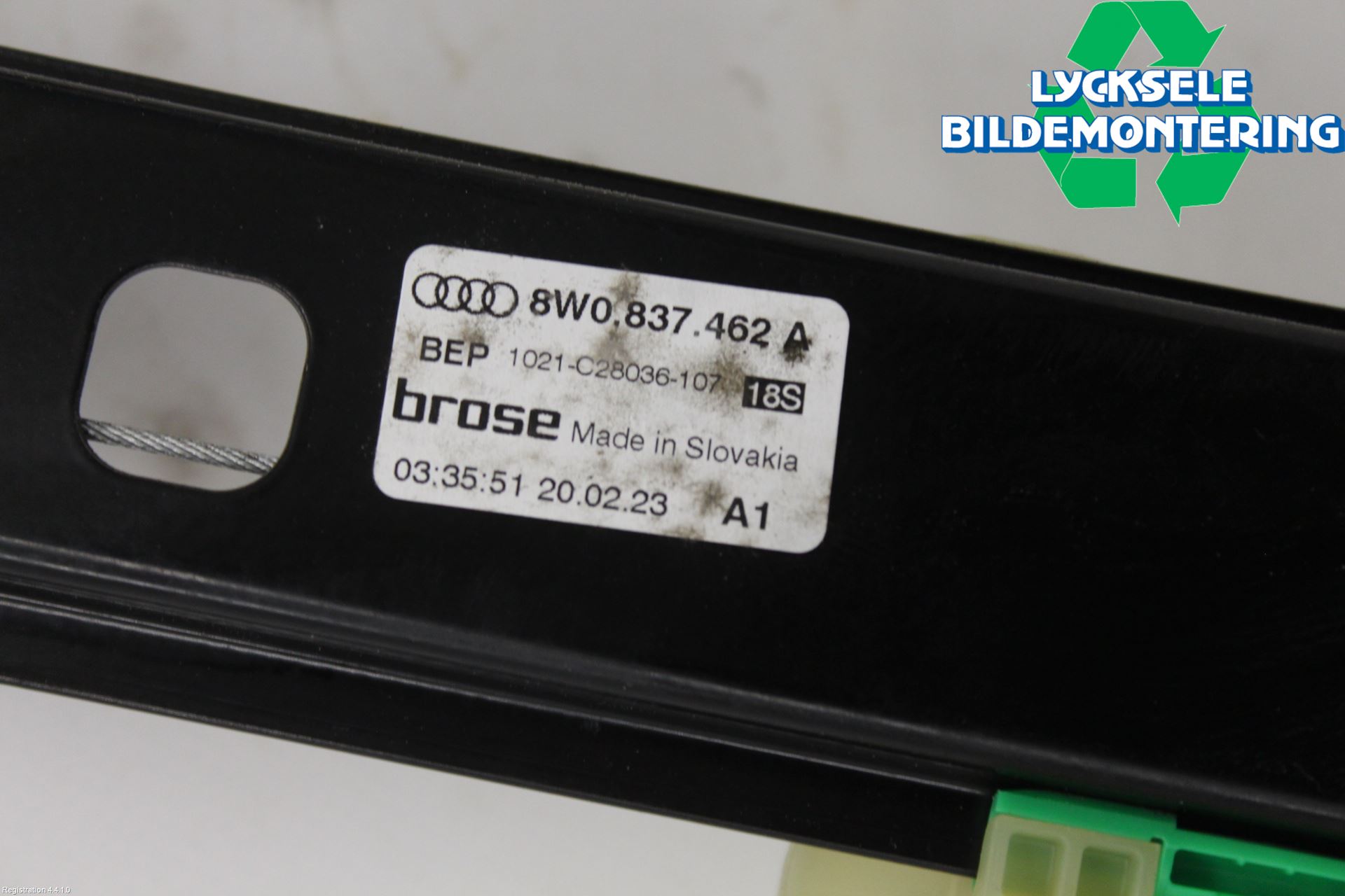 Audi A4/S4 B9 20- Fönsterhissmekanism