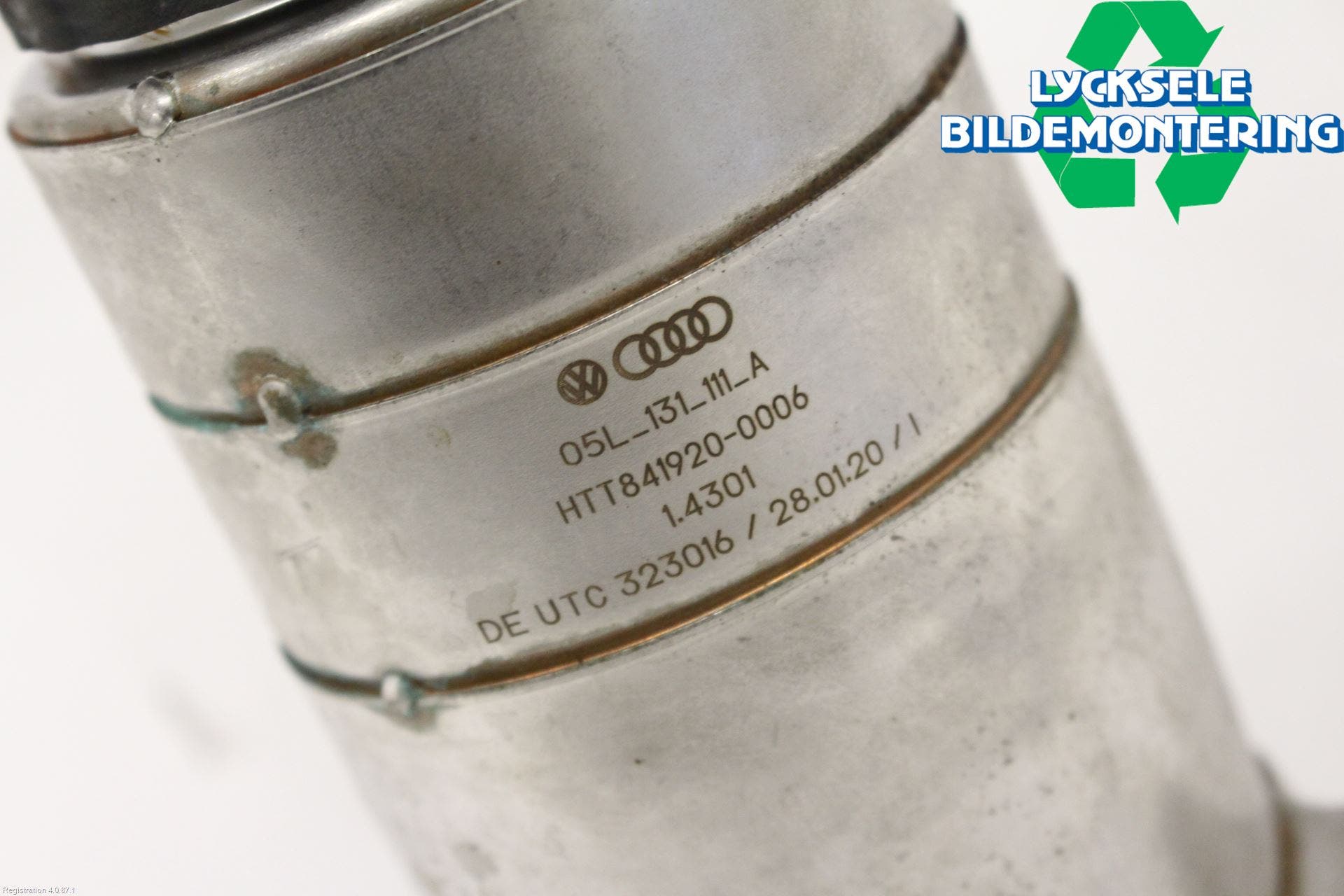 Audi A6 F2/C8 19- Laddluft-Intercoolerrör