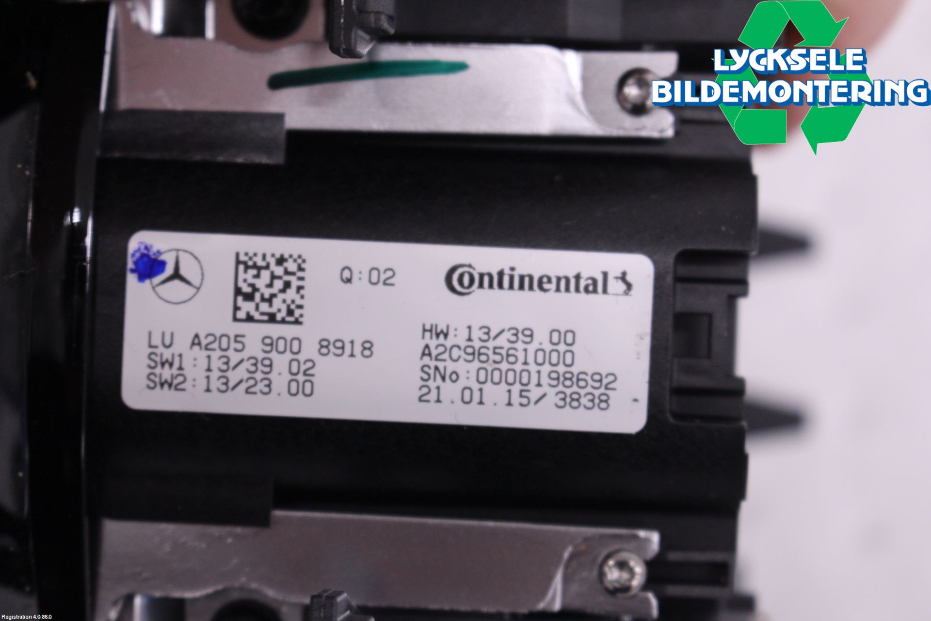 Mercedes-Benz MB C-KLASS (W205) 14-21 Strömställare Multifunktion