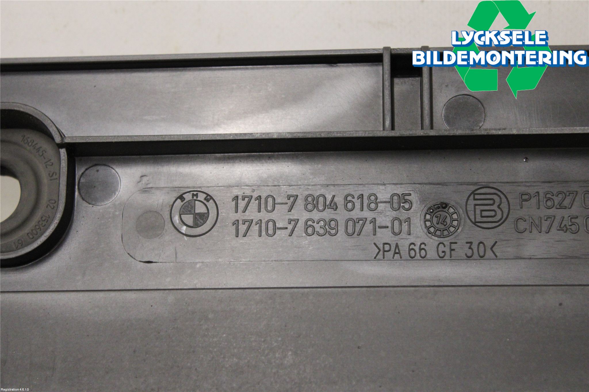 BMW 5 F10/F11/F18 09-17 Kylarfäste-Ram-Balk