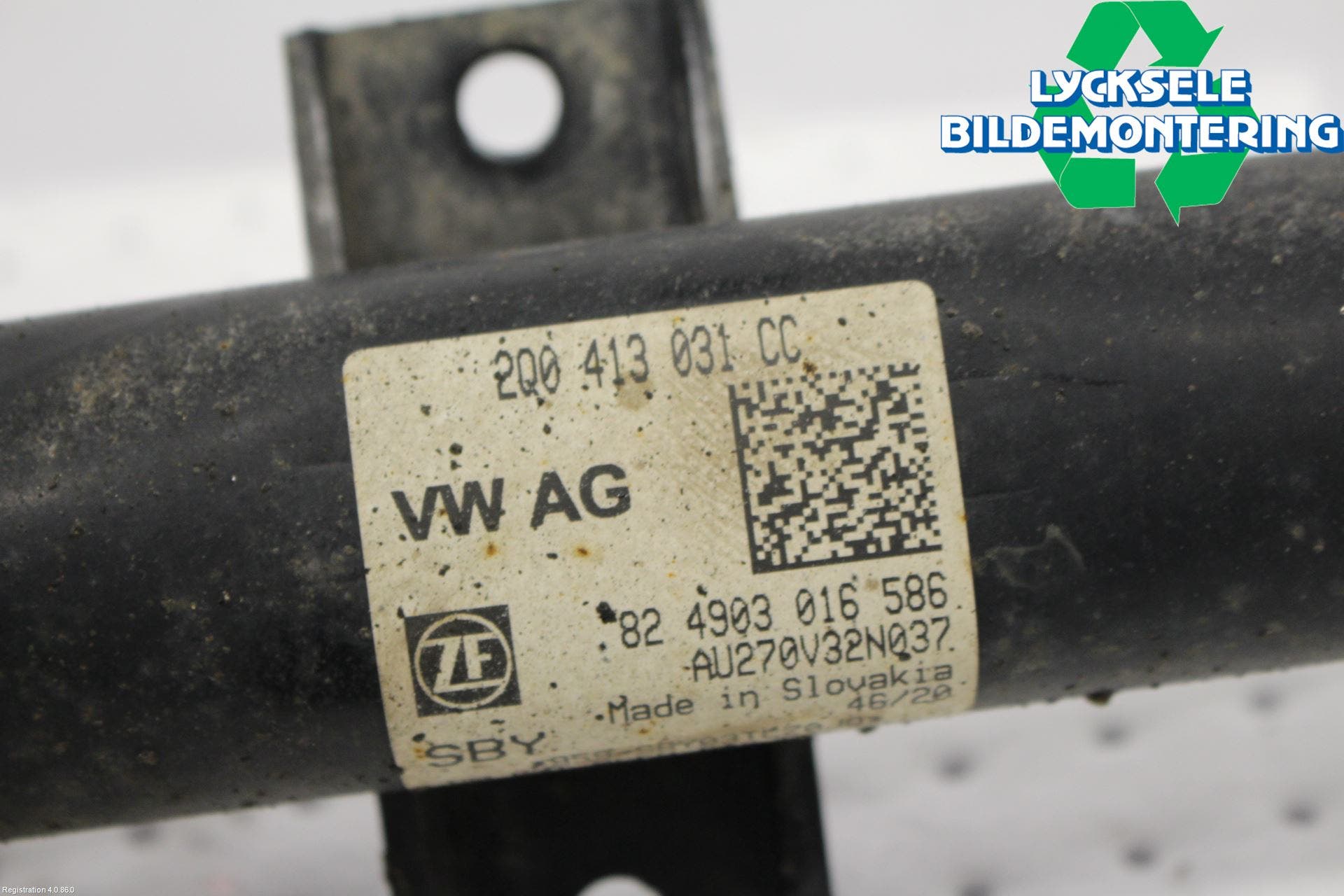 Audi A1 19- Fjäderben Fram Höger