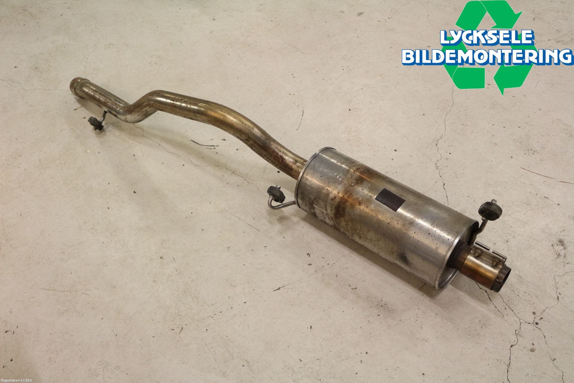 Volkswagen VW AMAROK 2H 10-22 Avgas Mellandämpare