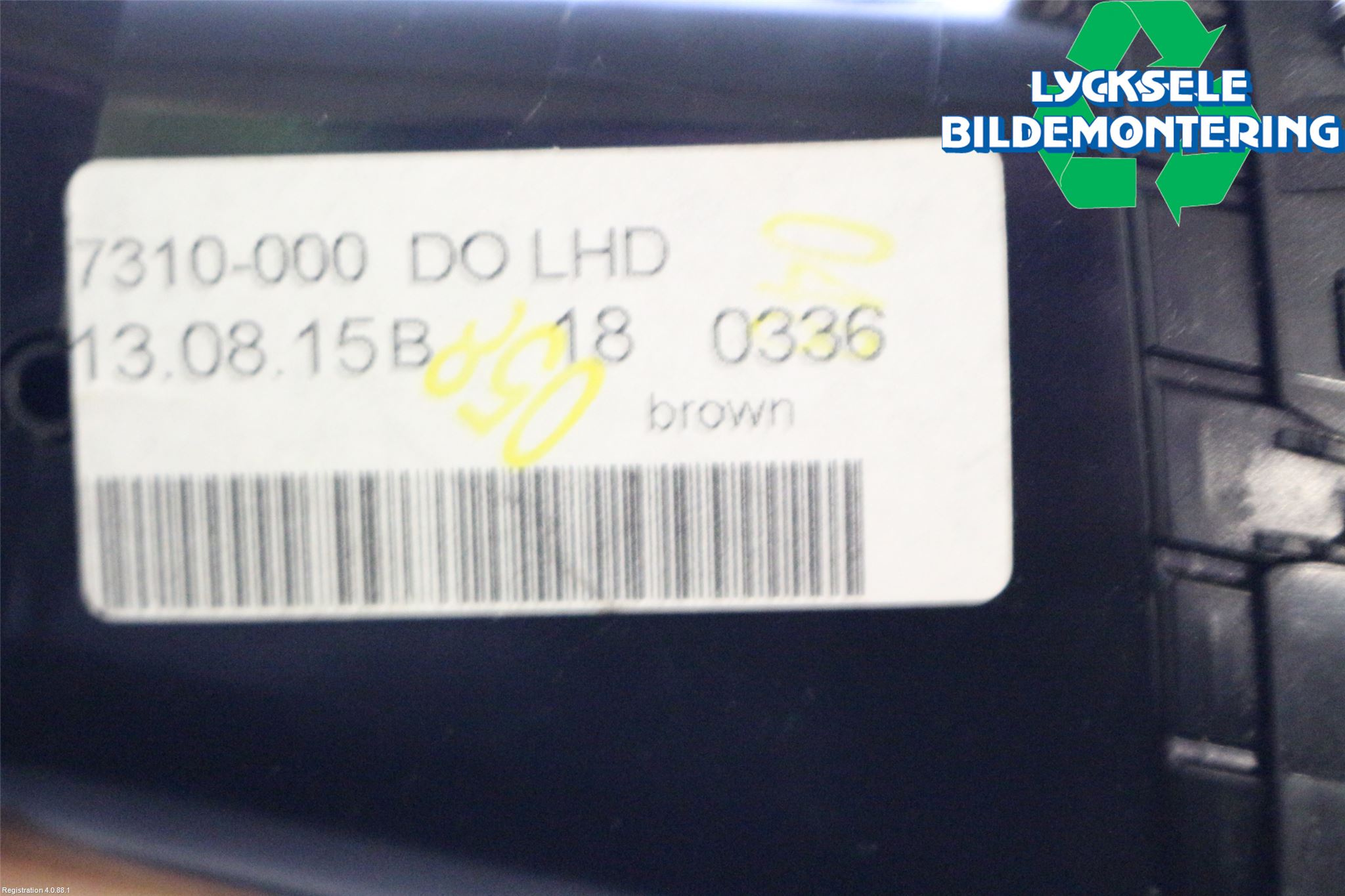 Volvo V60 14-18 Defrosterkanal-Munstycke