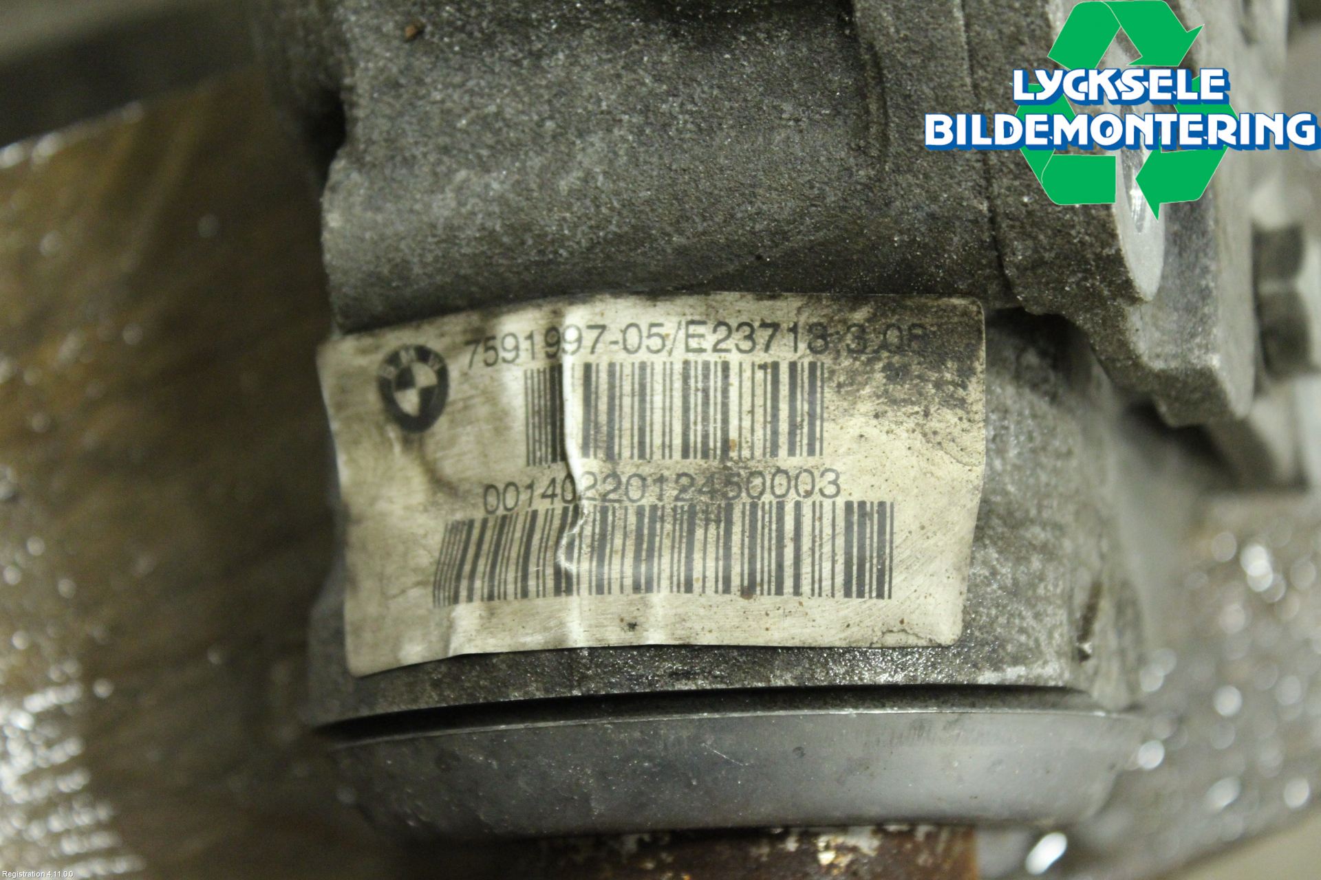 BMW 5 F10/F11/F18 09-17 Framvagn Diffrential