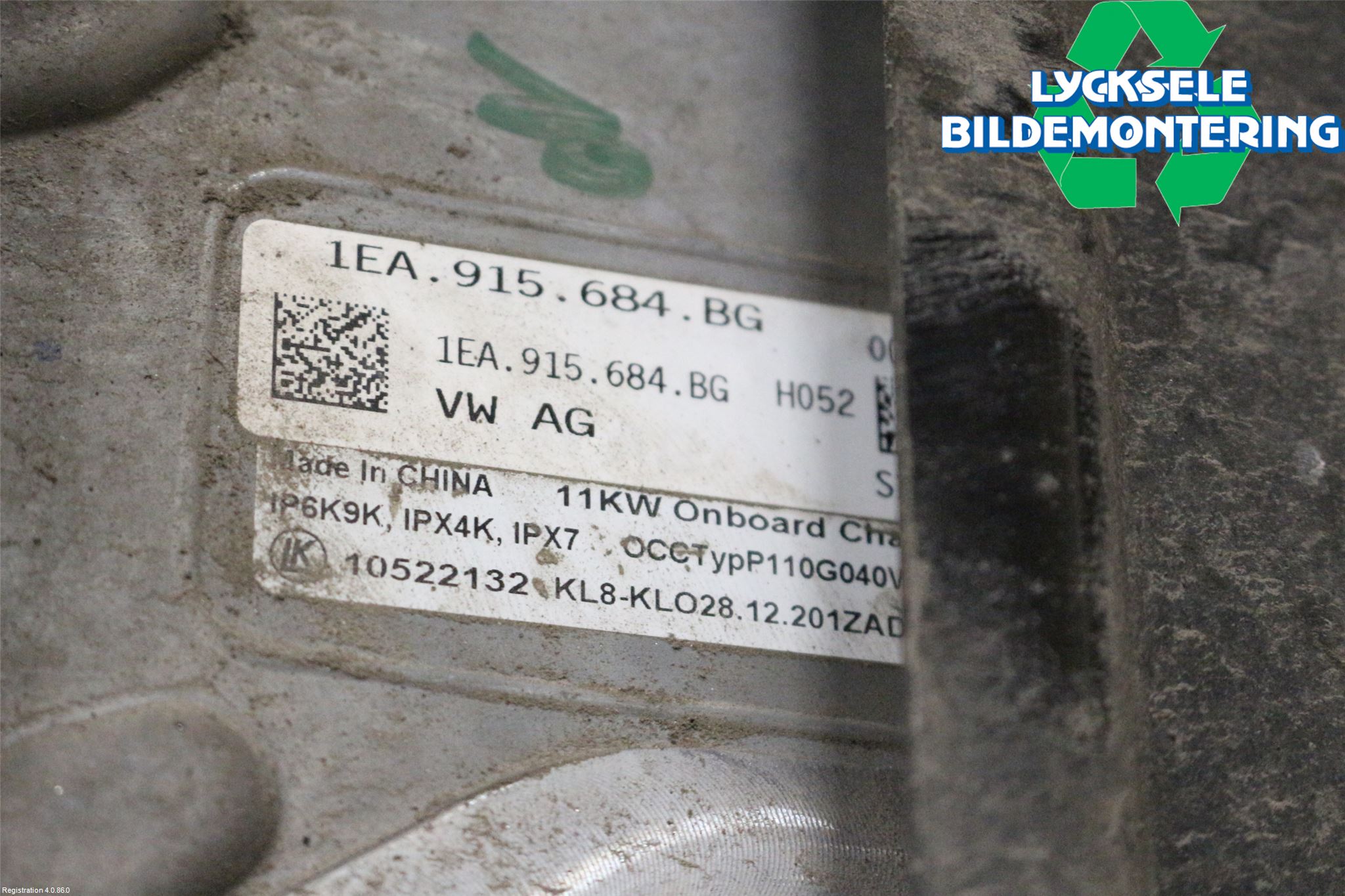 Volkswagen VW ID.3 21- Batteriladdare Högspänning