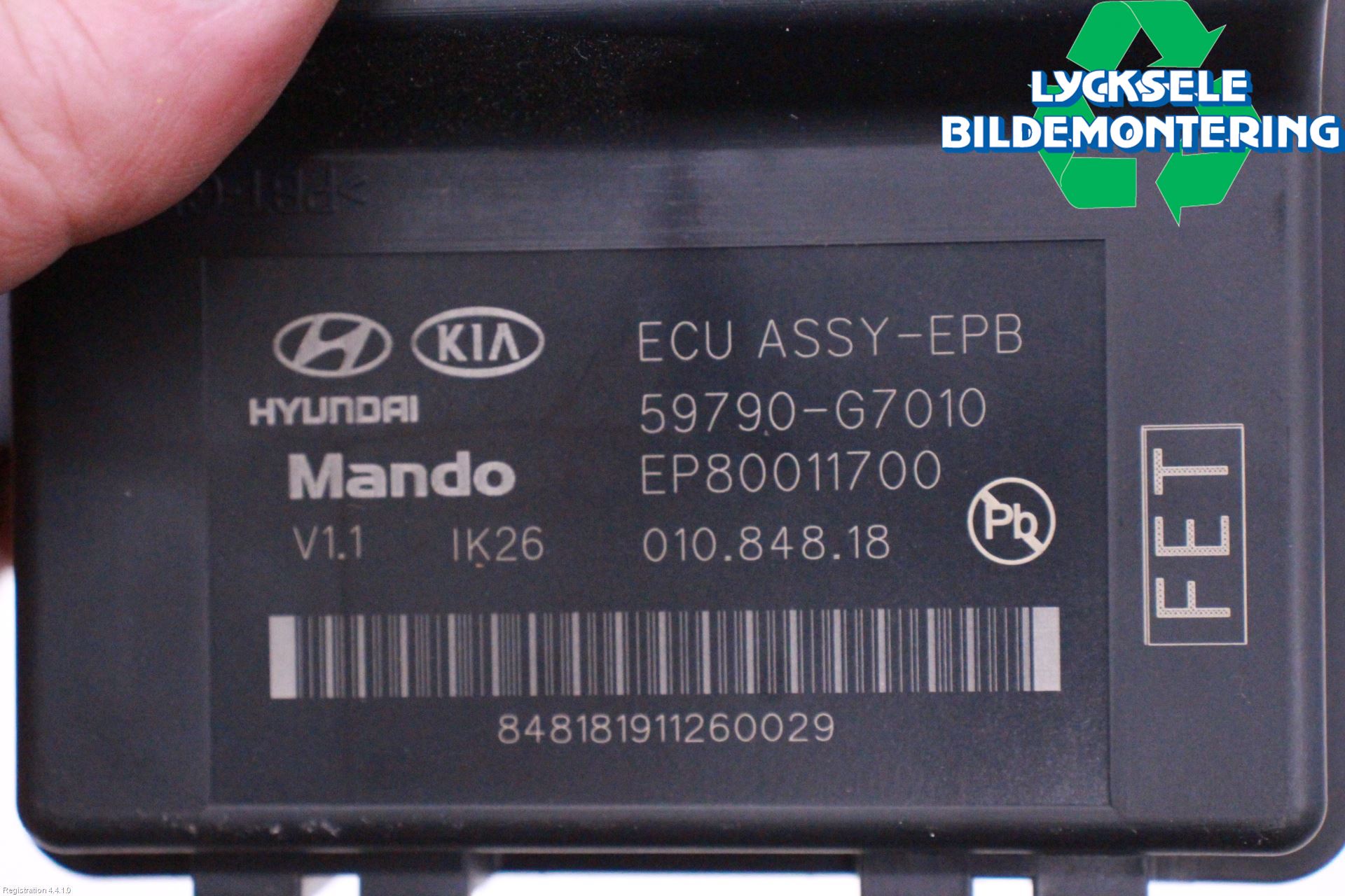 Hyundai IONIQ AE 17-22 Styrenhet Parkeringshjälp