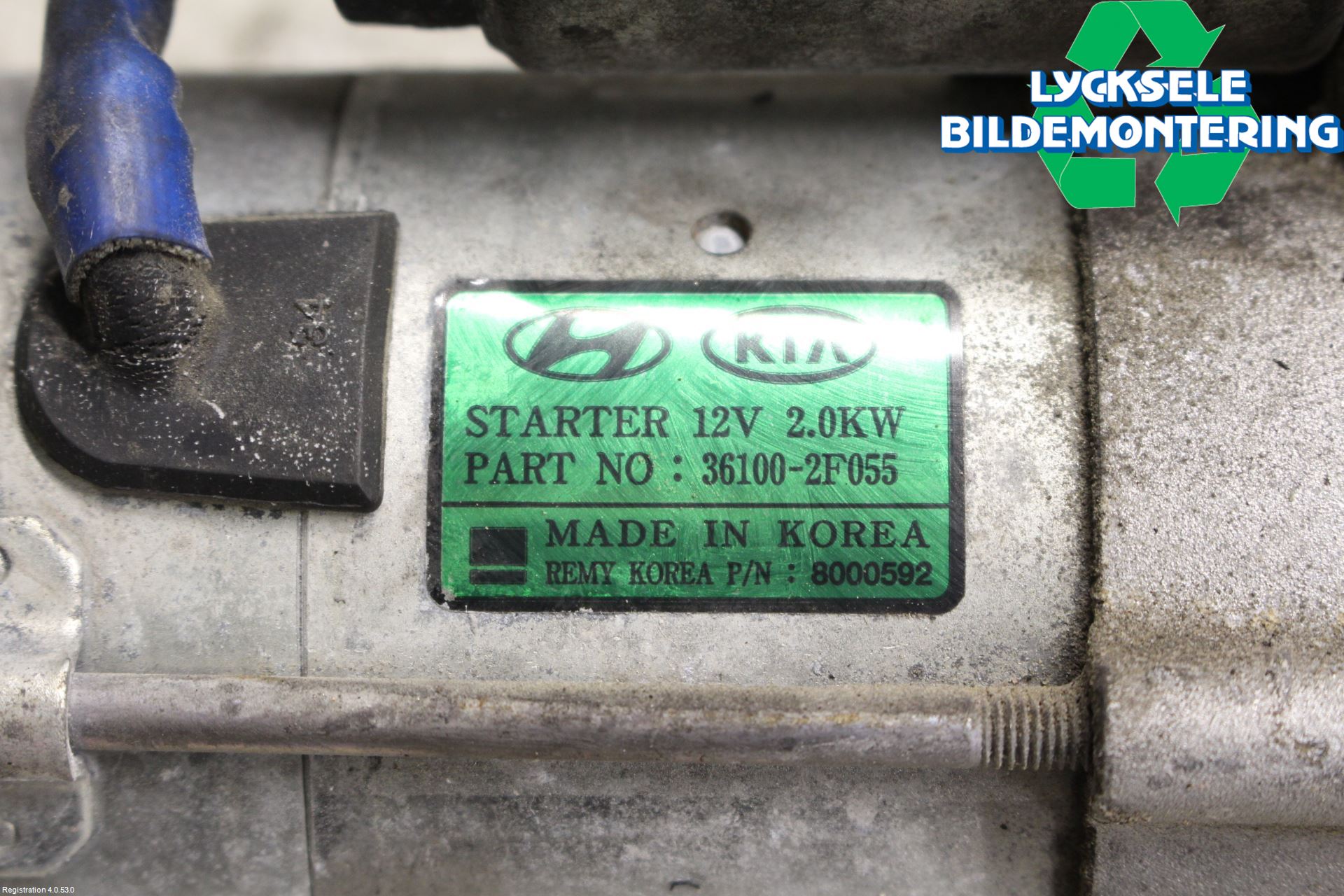 Kia SPORTAGE (SL) 11-15 Startmotor Diesel