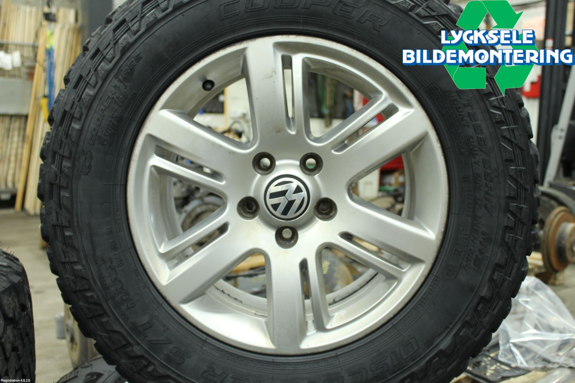 Volkswagen VW AMAROK 2H 10-22 Vinterdäck Alumfälg 4St