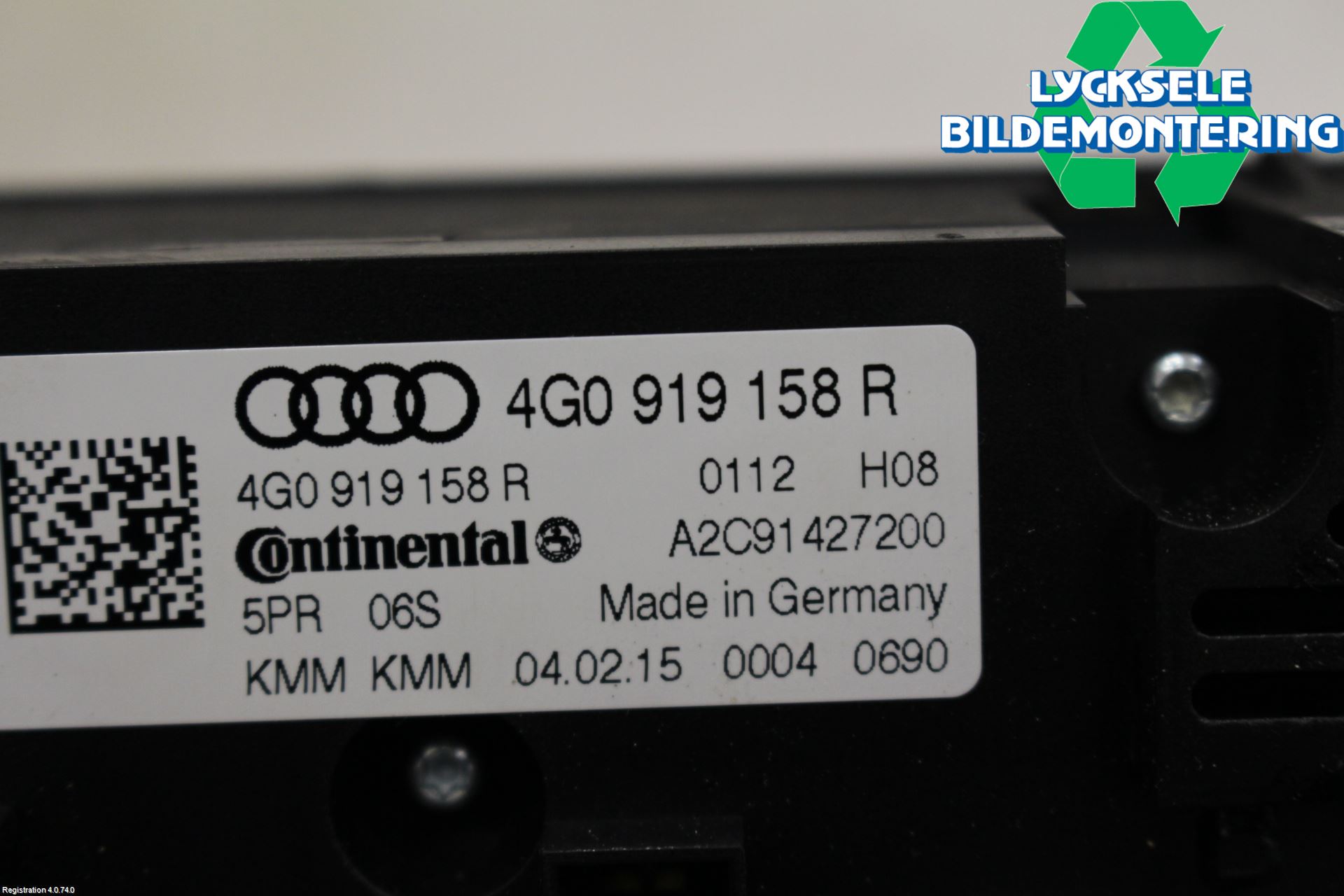 Audi A6 ALLROAD 12-18 Ac Styrenhet Ac Manöveren