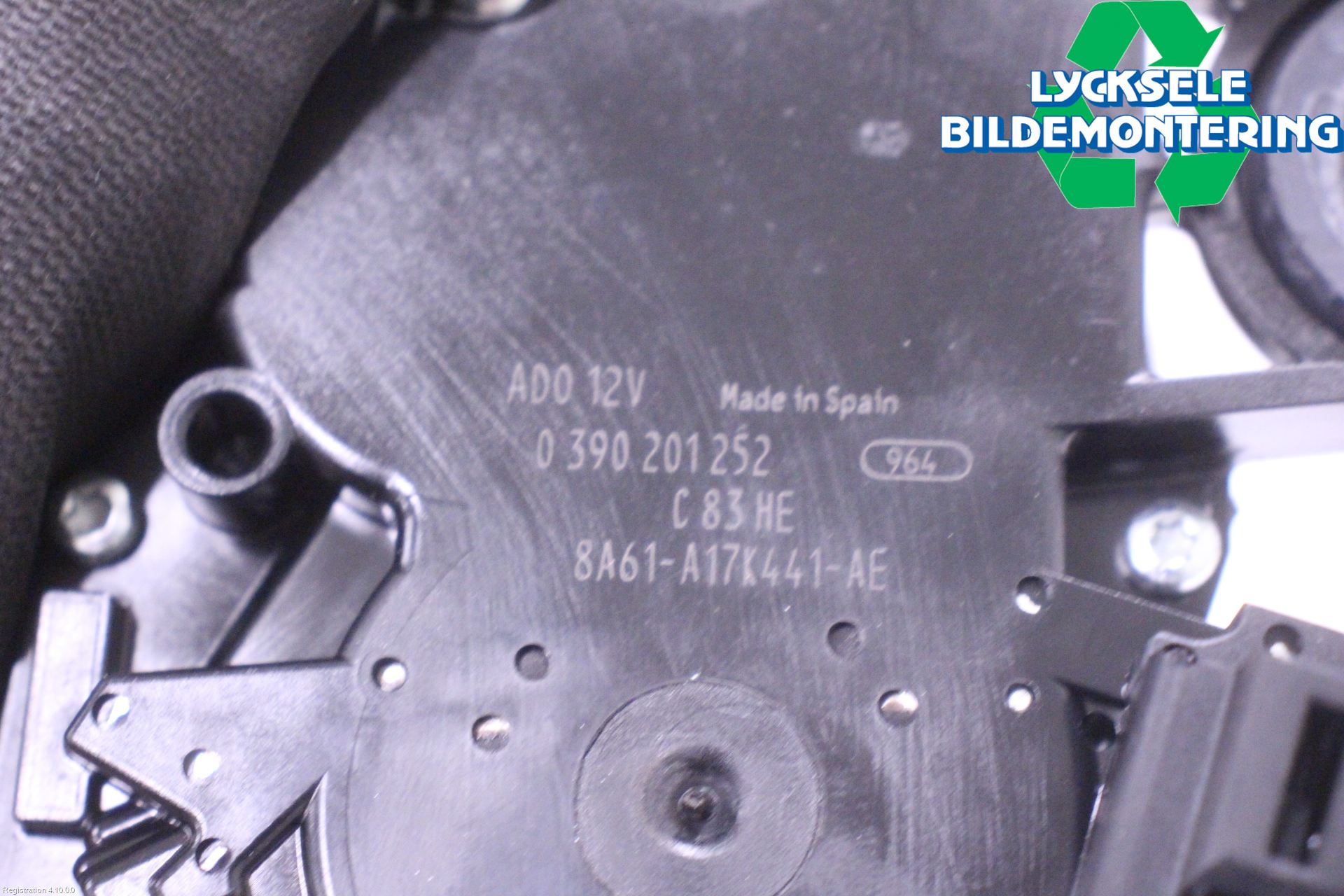 Ford FIESTA 13-17 Torkarmotor Baklucka