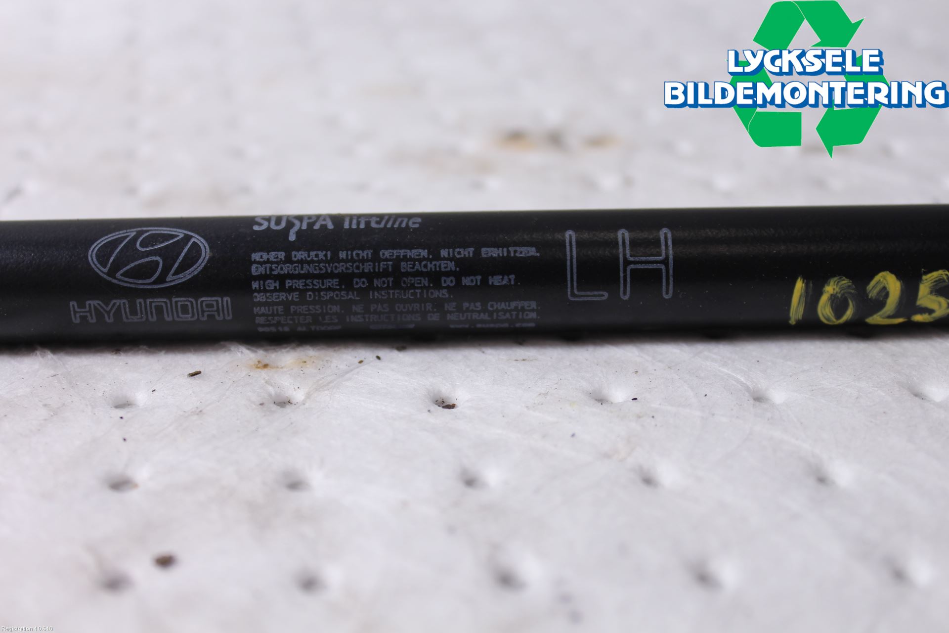 Hyundai i30 FD 07-12 Gasfjäder Baklucka