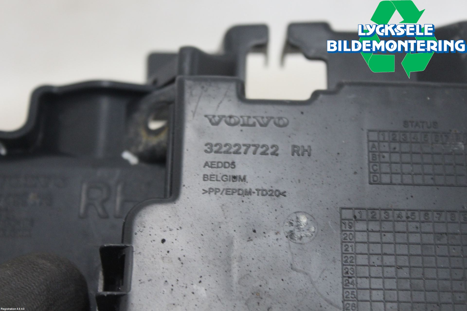 Volvo V60 19- Stötfångardel Bak Hö