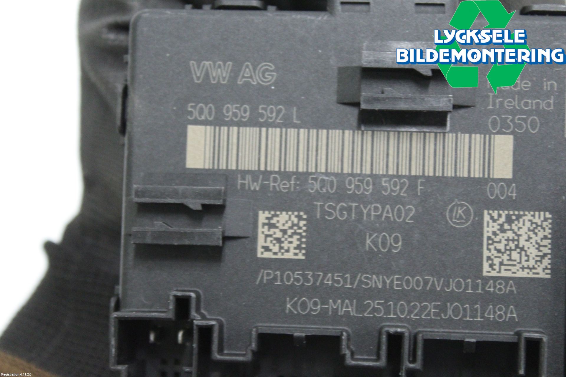 Volkswagen VW GOLF / E-GOLF VIII 20- Styrenhet Dörr