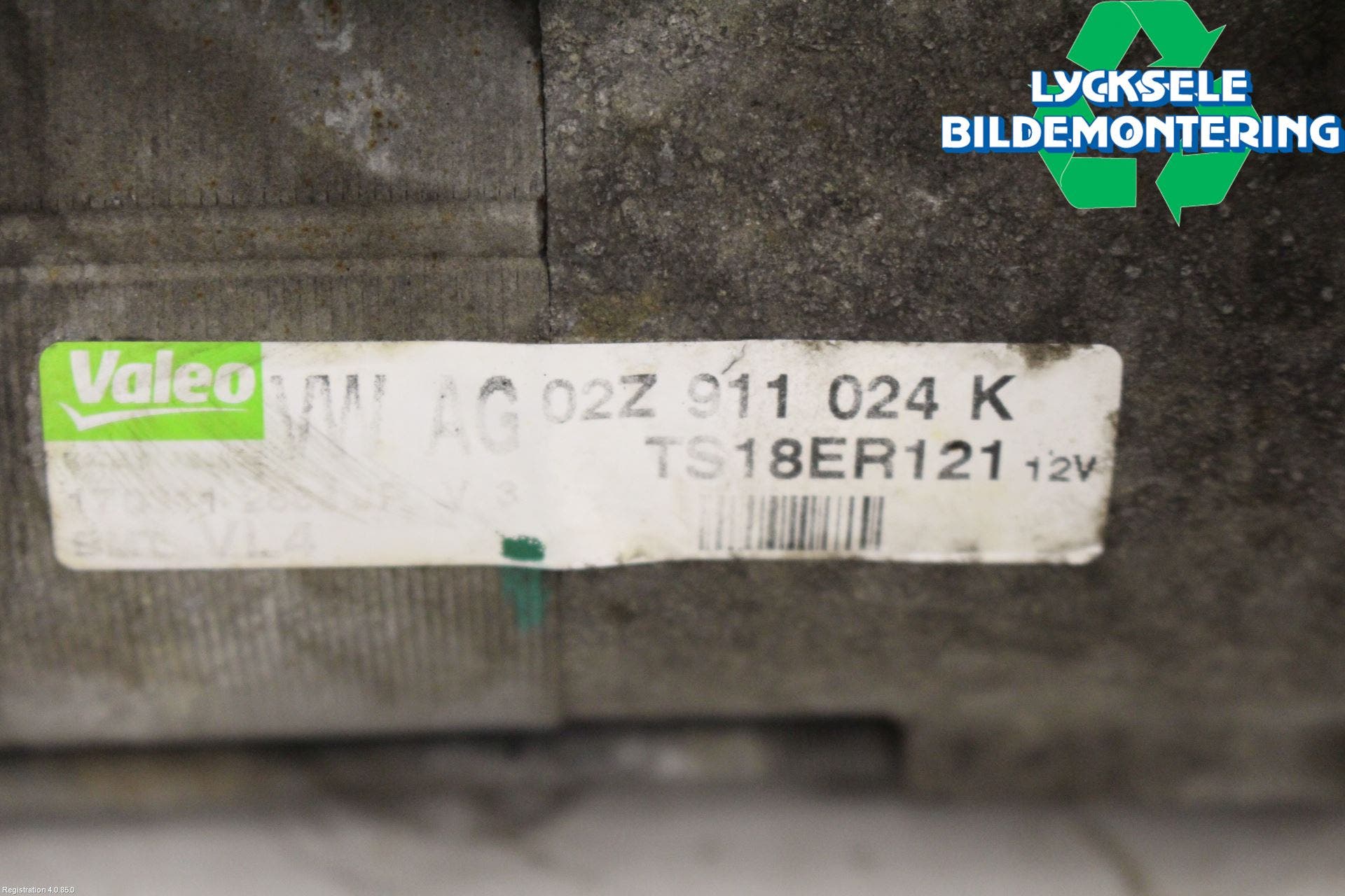 Volkswagen VW CADDY 11-15 Startmotor Diesel