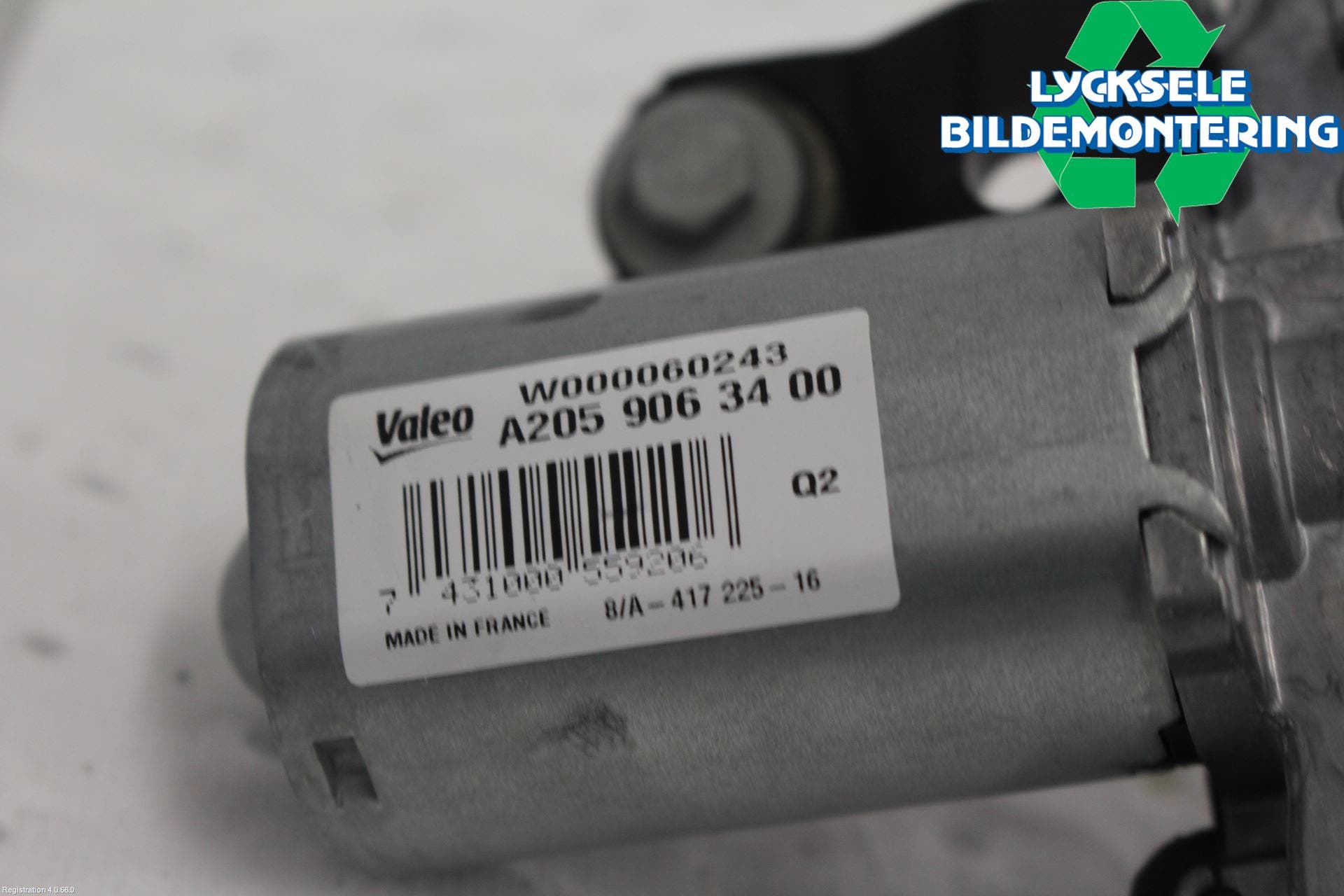 Mercedes-Benz MB C-KLASS (W205) 14-21 Torkarmotor Baklucka