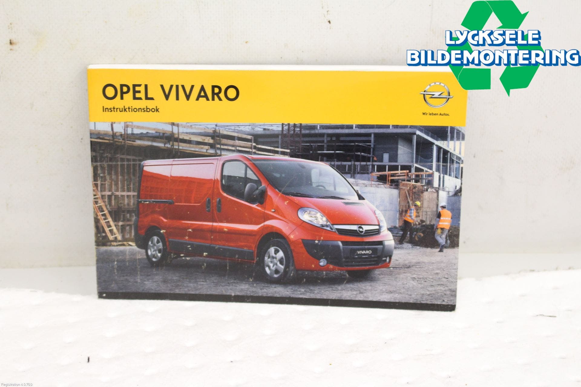 Opel VIVARO 01-14 Instruktionsbok