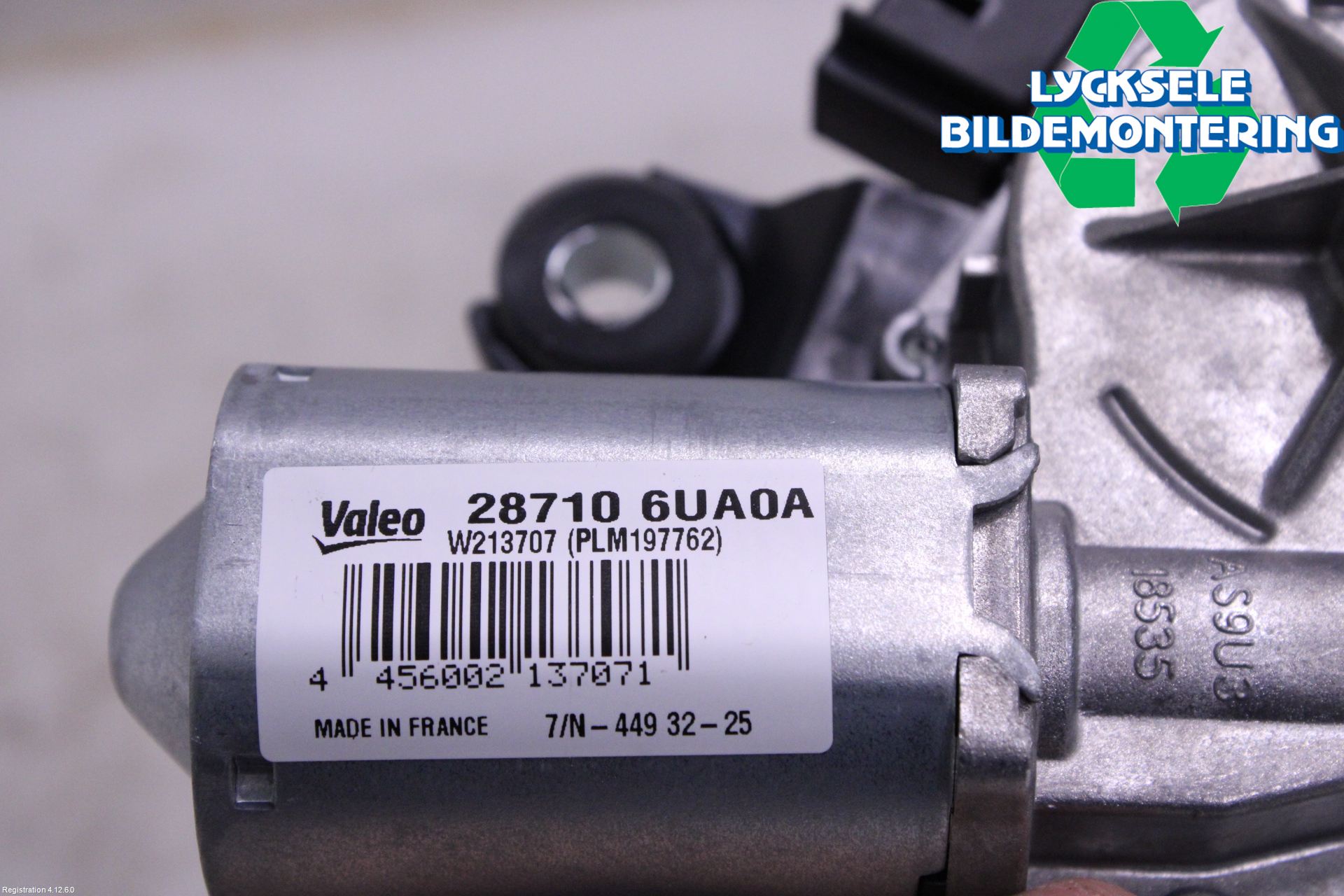 Nissan QASHQAI 21- Torkarmotor Baklucka