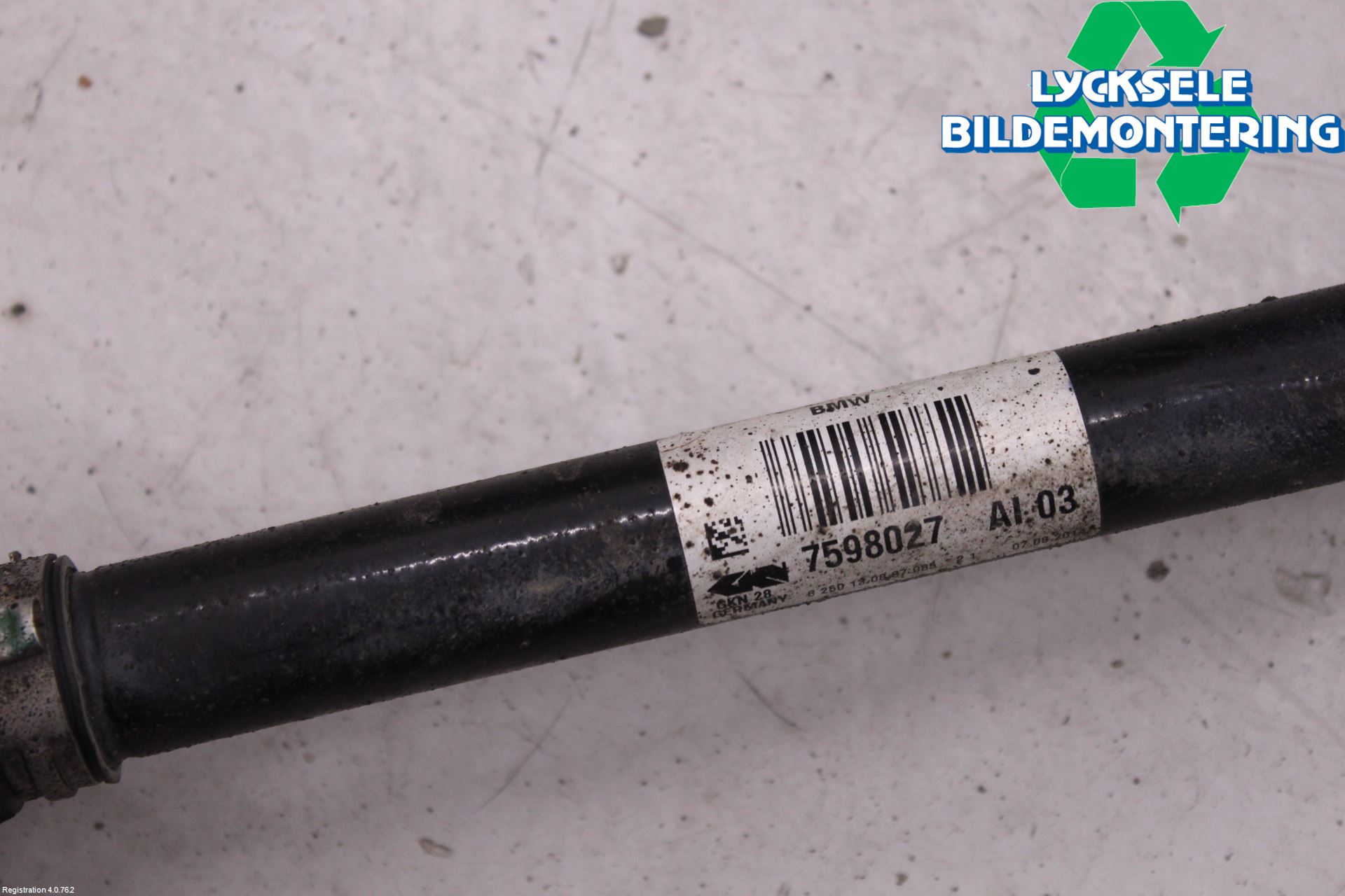 BMW X3 F25 10-17 Drivaxel Fram Vänster