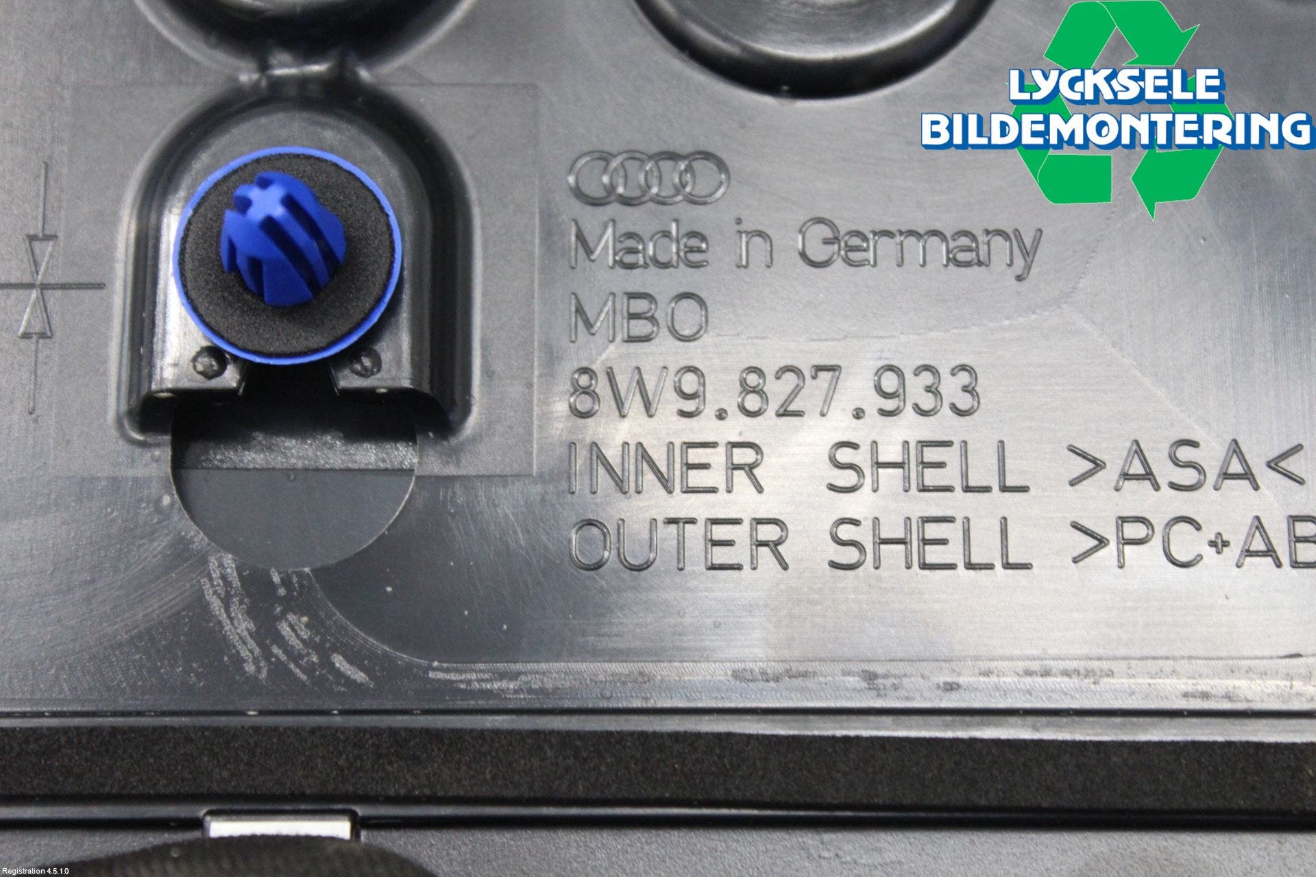 Audi A4/S4 B9 20- Spoiler Baklucka