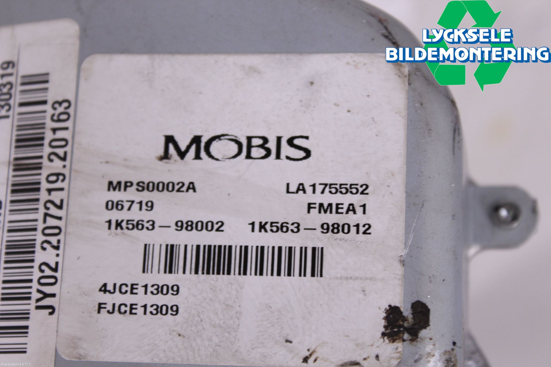 Hyundai ix20 Rattaxelagg Med Inb Servo