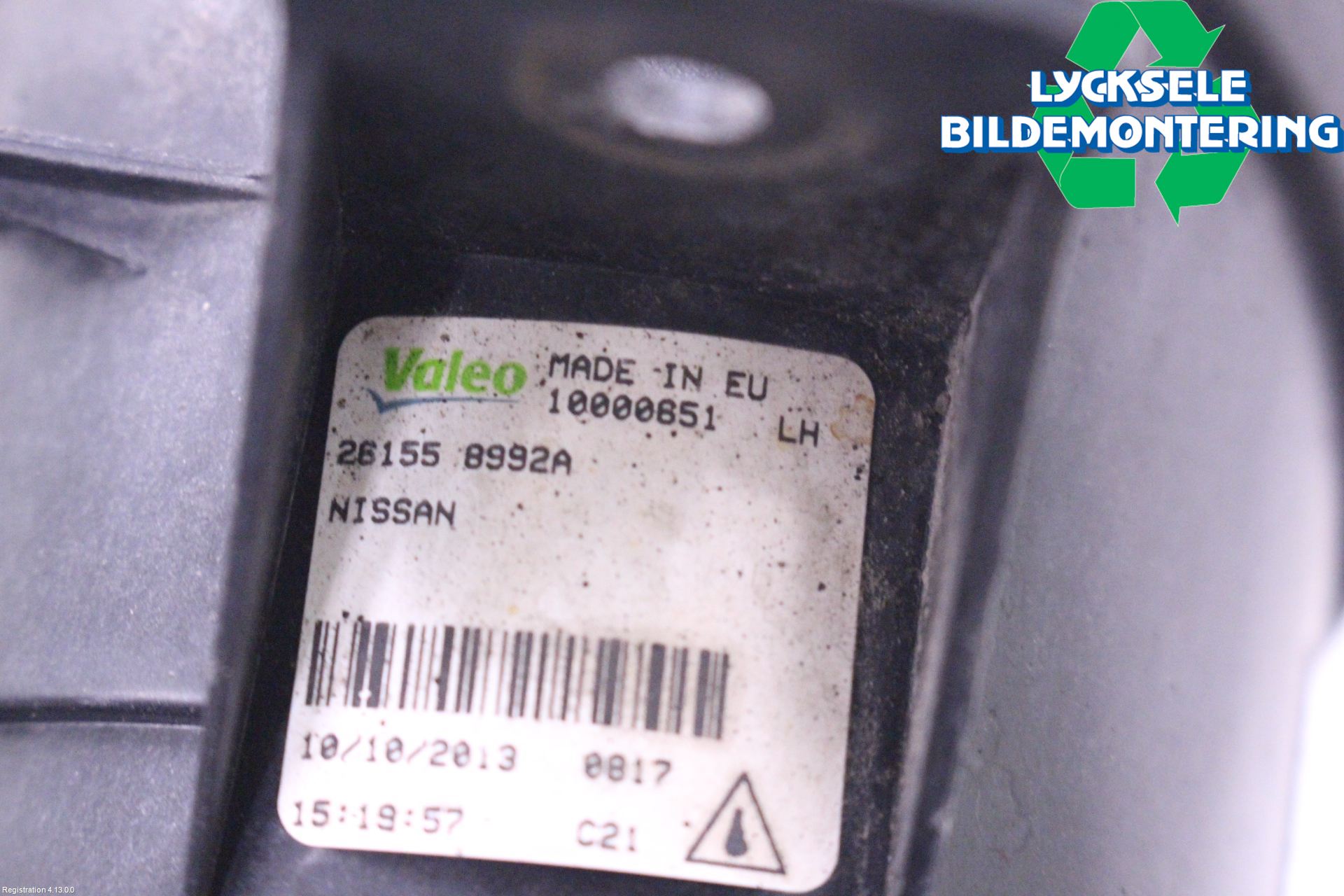 Nissan QASHQAI+2  10-14 Dimljus-Varselljus Fram