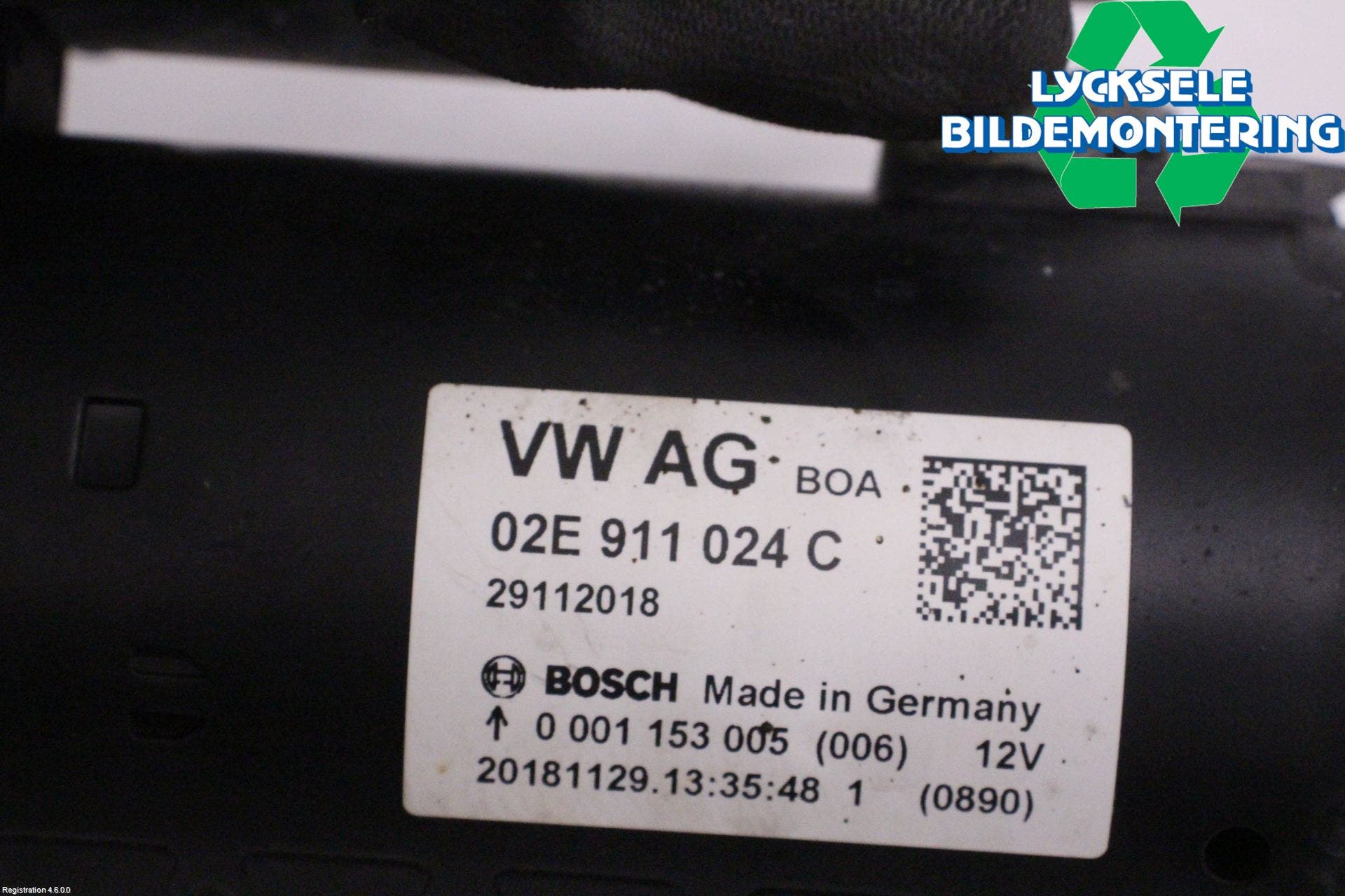 Volkswagen VW SHARAN 11- Startmotor Diesel