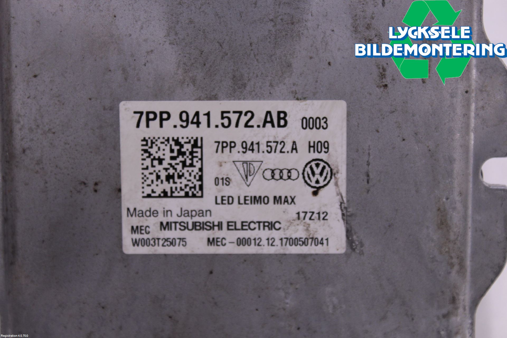 Audi Q3 8U 12-18 Styrenhet Strålkastare