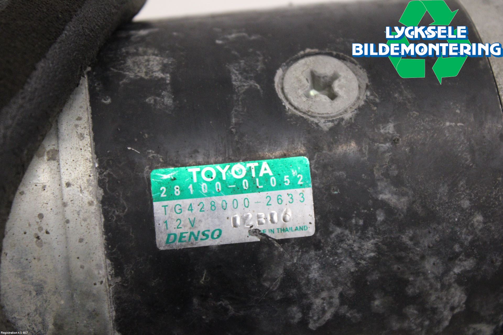 Toyota HILUX 16- Startmotor Diesel