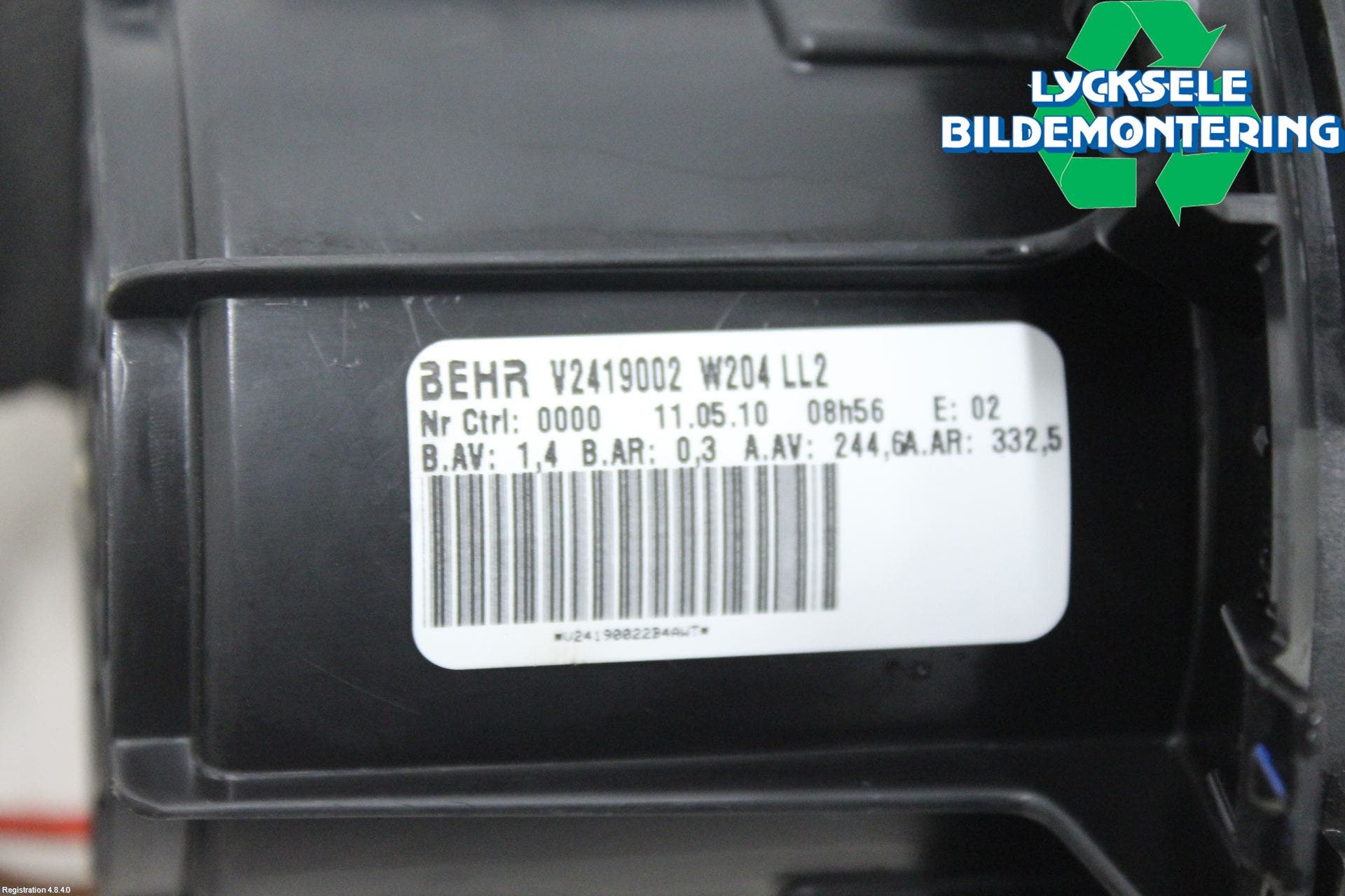 Mercedes-Benz MB E-KLASS (W212) 09-16 Ac Värmefläkt