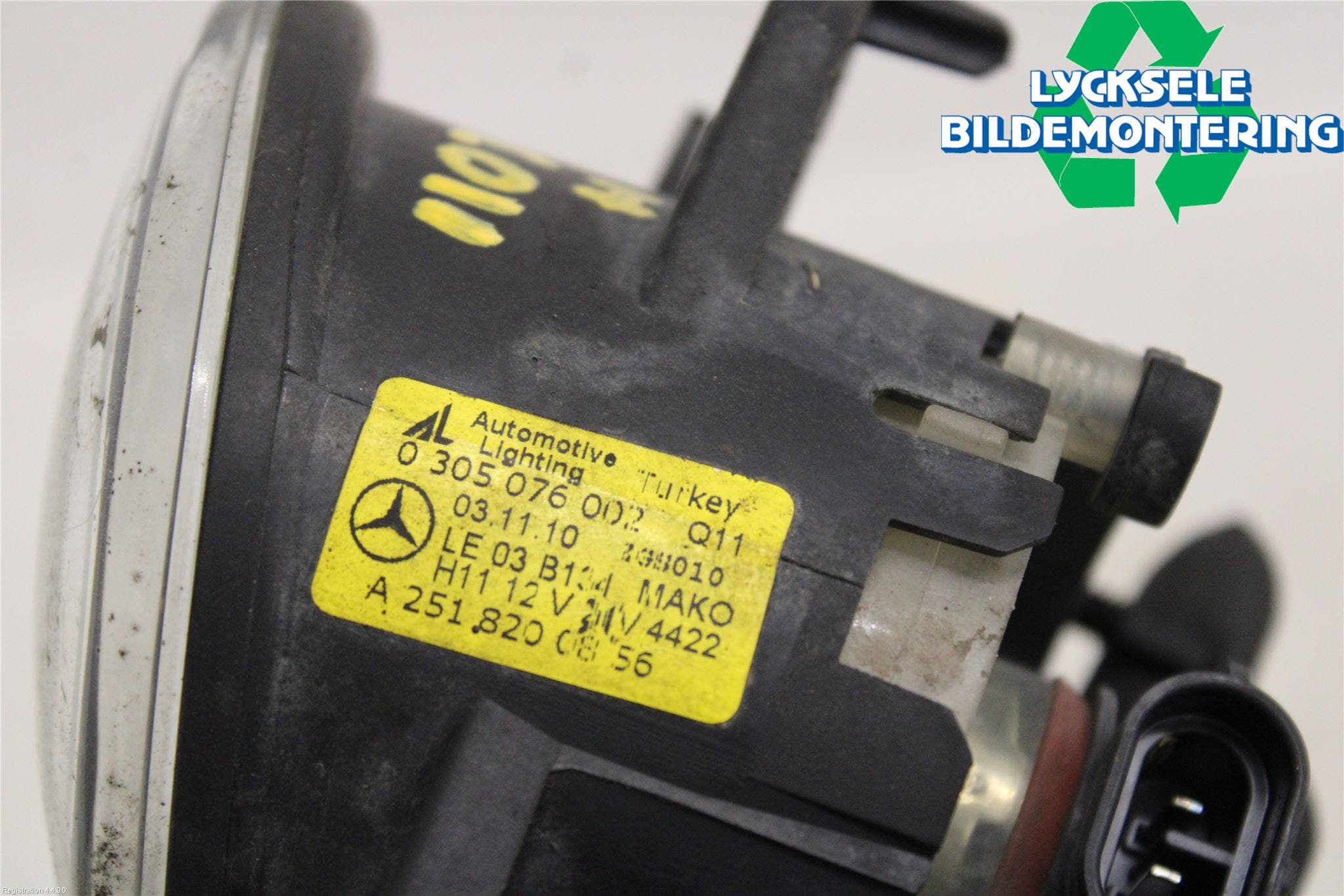 Mercedes-Benz MB B-KLASS (W245) 05-12 Dimljus-Varselljus Fram