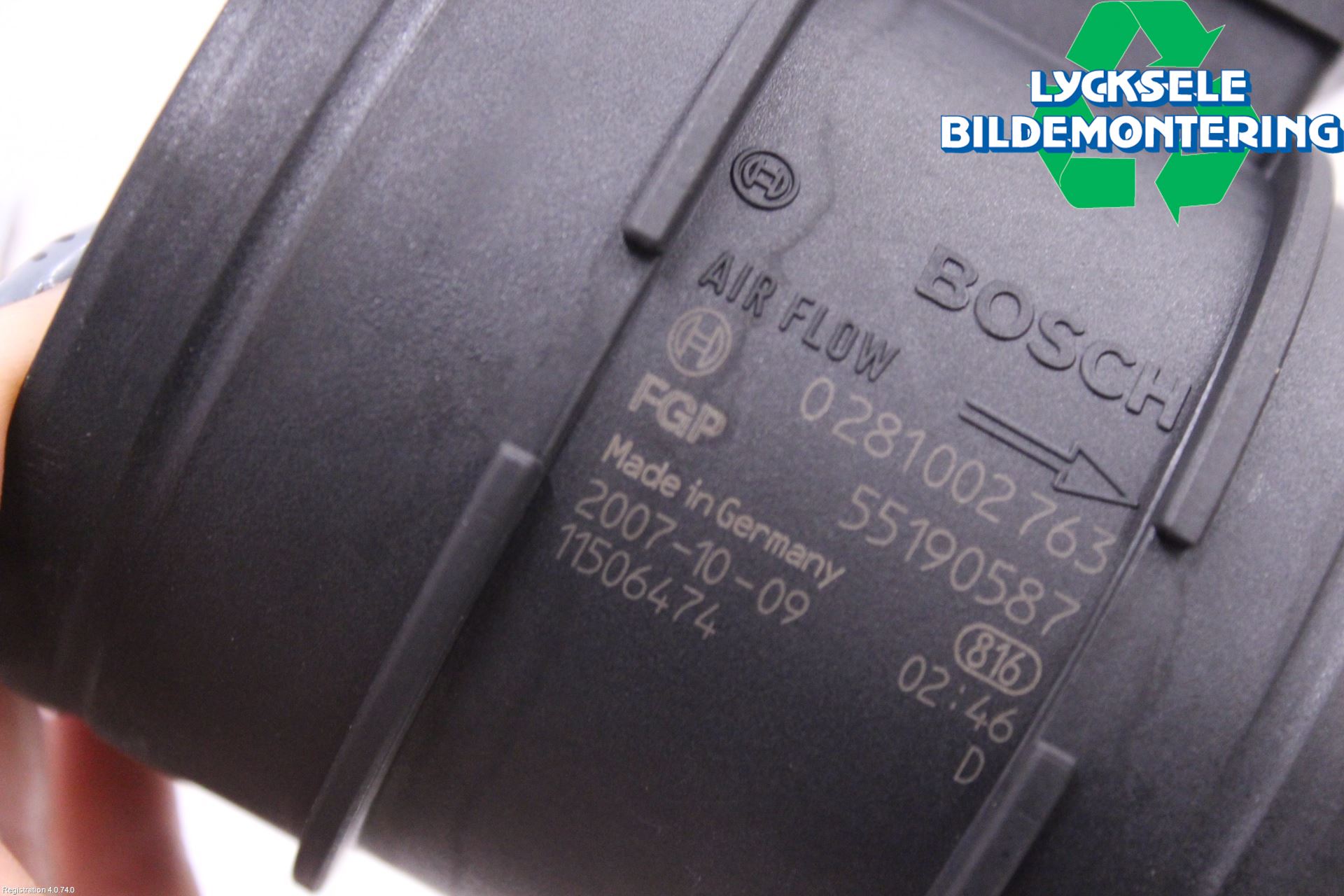 Fiat DUCATO 07-15 Injluftmassamätare