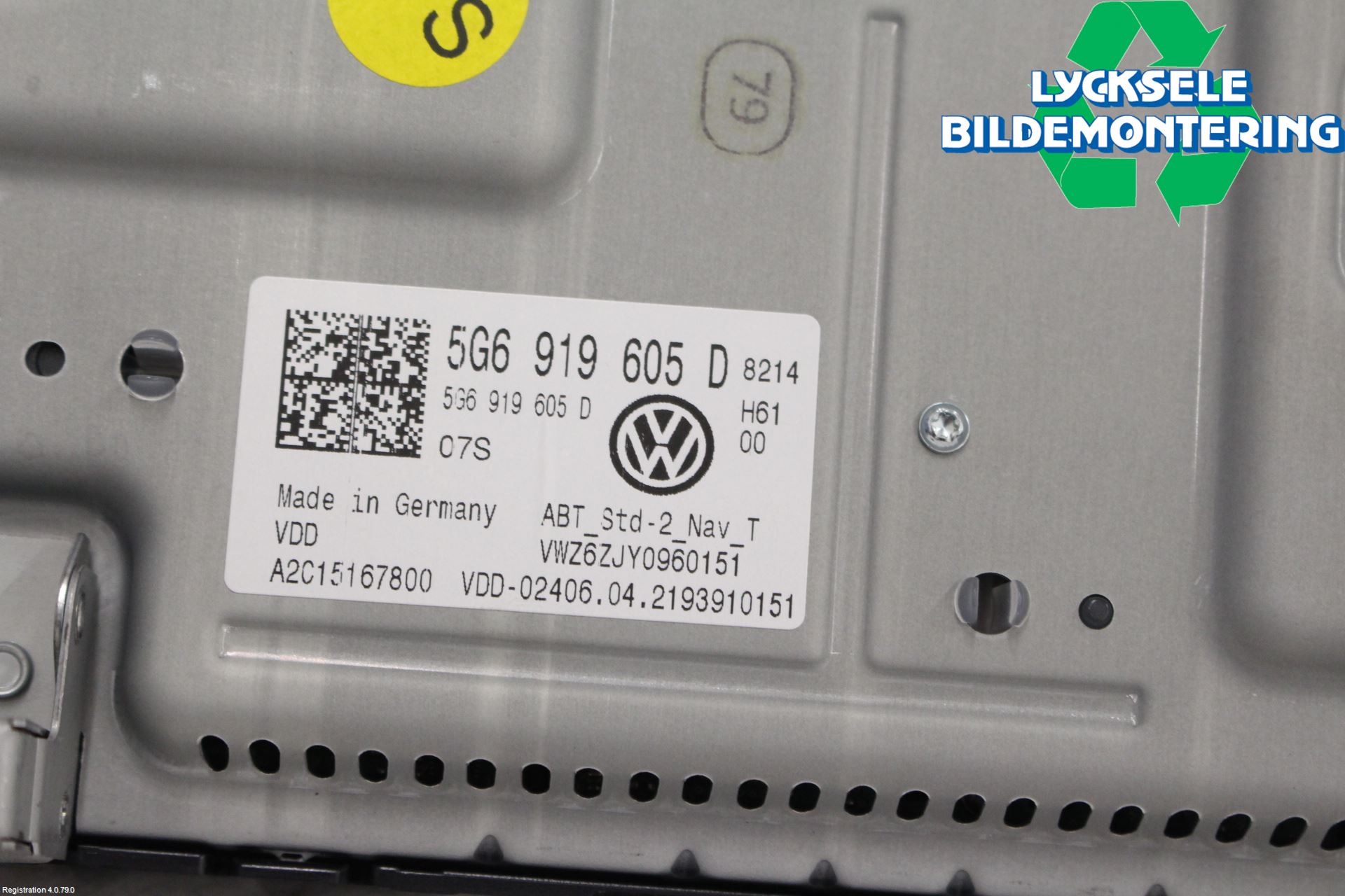 Volkswagen VW TRANSP/CARAVELLE (T6) 16-22 Bildskärm