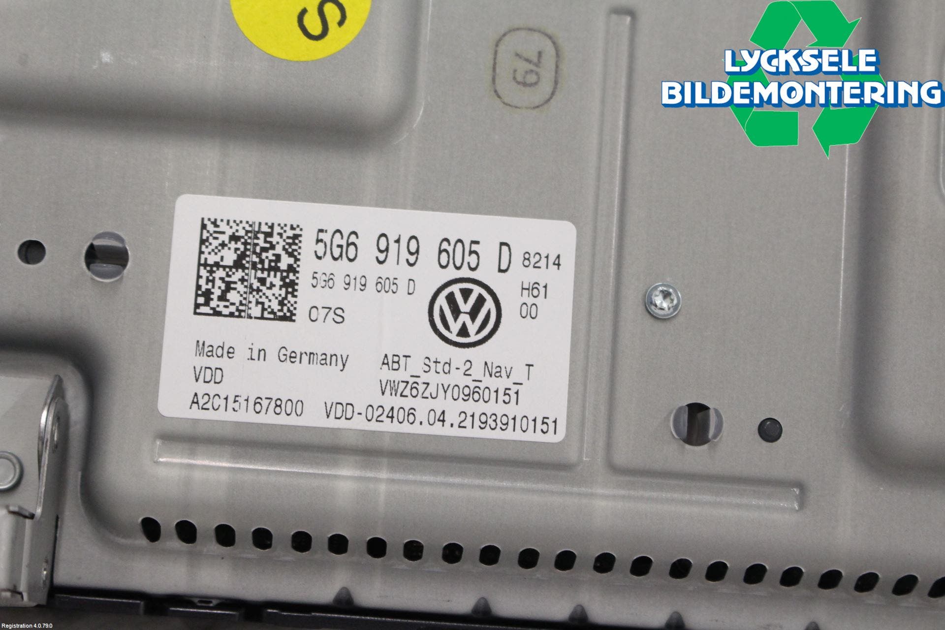 Volkswagen VW TRANSP/CARAVELLE (T6) 16-22 Bildskärm