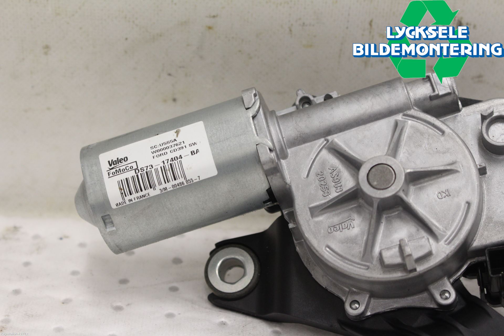 Ford MONDEO 15-22 Torkarmotor Baklucka