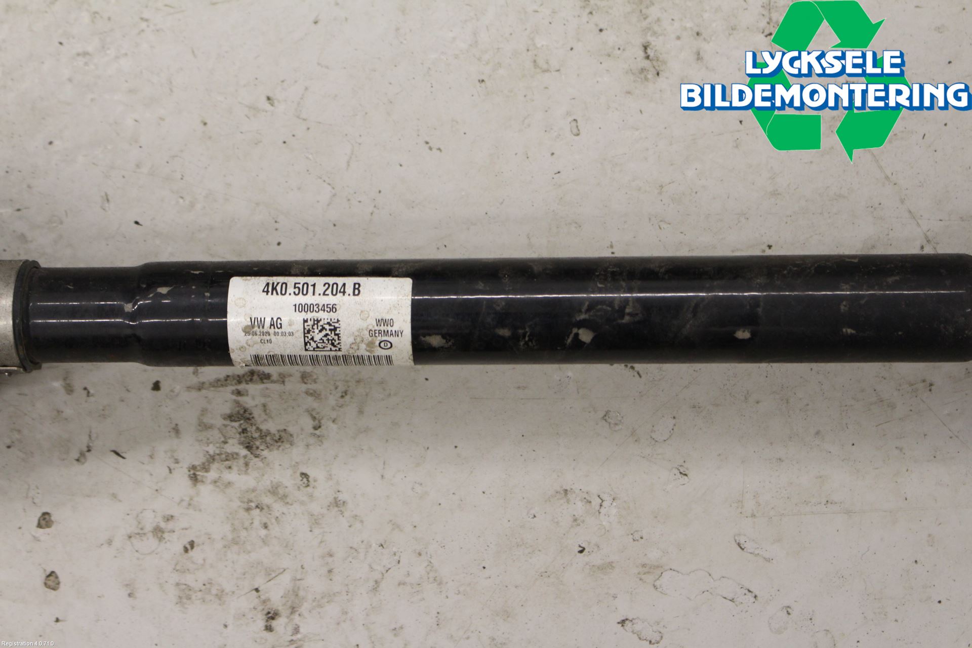 Audi A7 Sportback 4K 18- Drivaxel Bak Höger